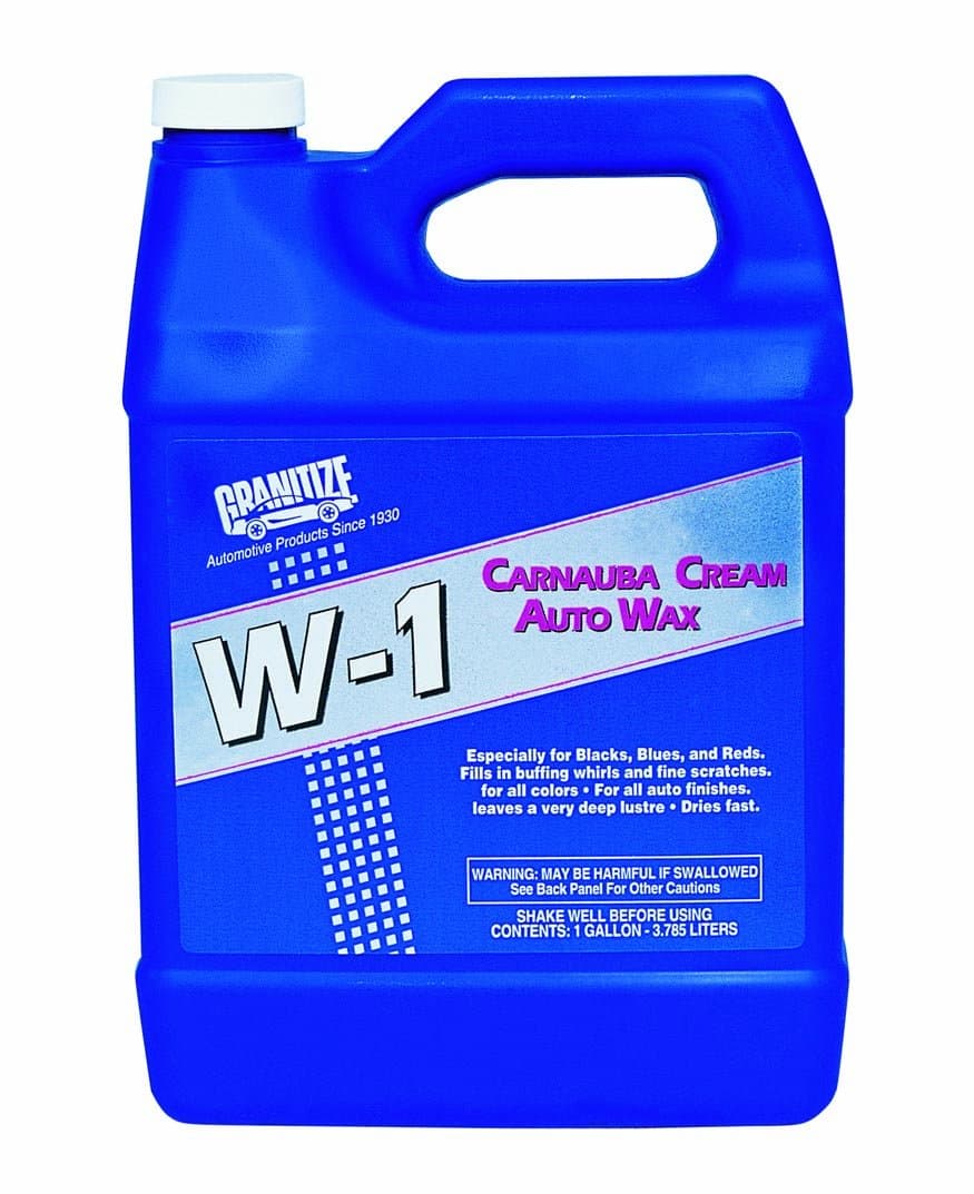 Granitize W-1 Auto Carnauba Cream Wax with Silicone - 1 Gallon