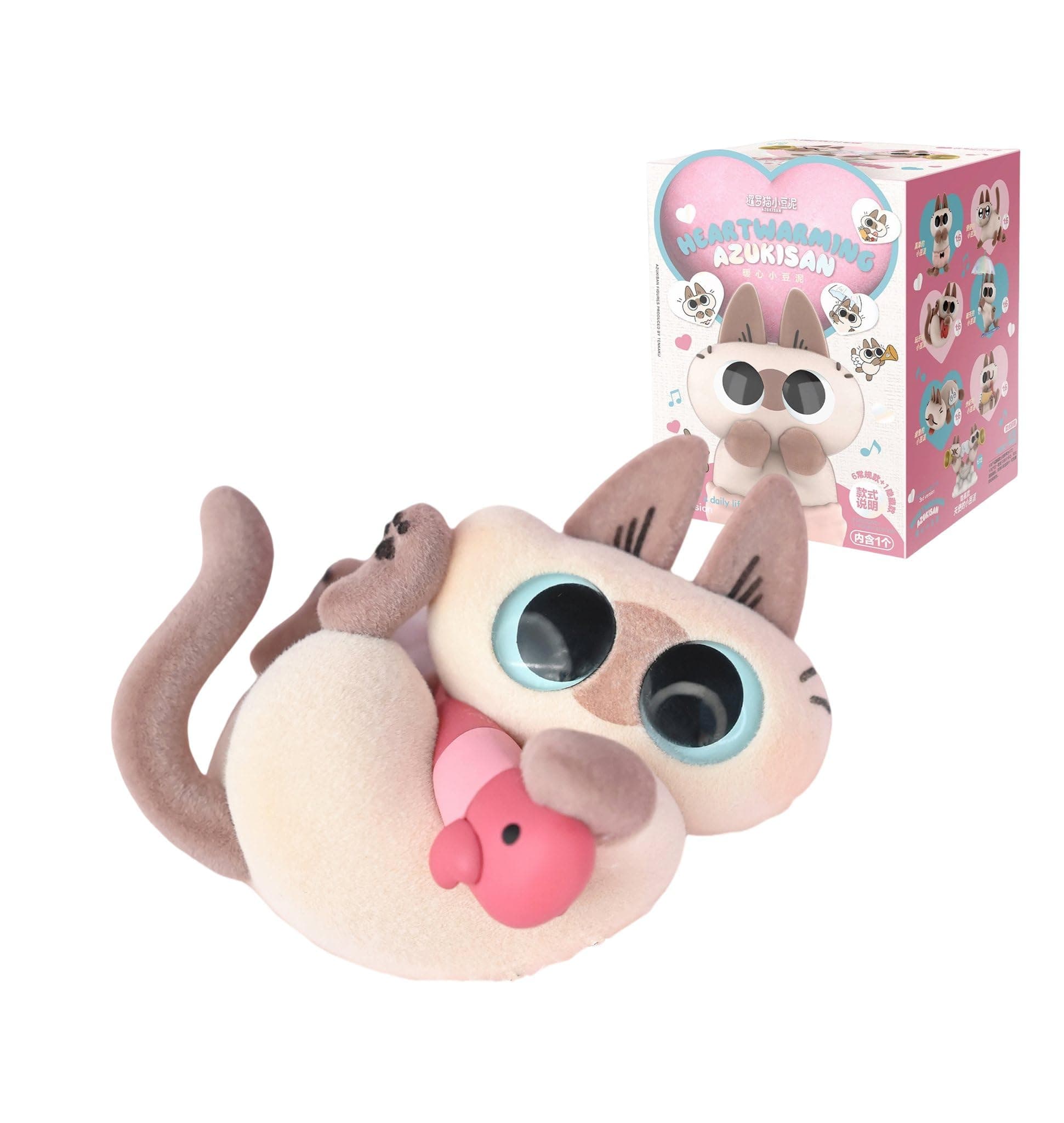 Nobeko Azukican Azukisan Cat Daily Life Series3 Blind Box Figures 1PC Random Art Cute Collectibles Ornament Birthday Gift