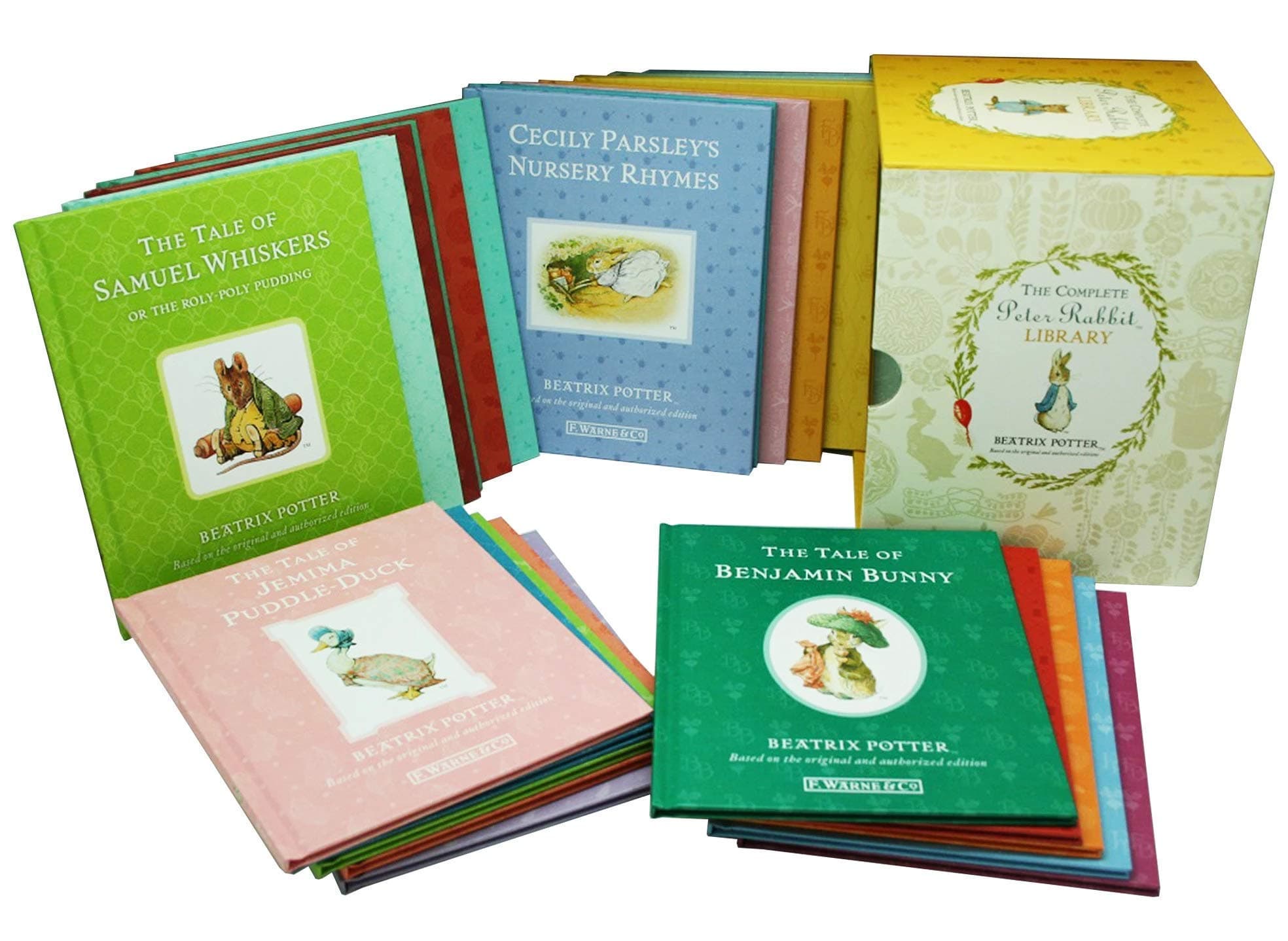 The COMPLETE PETER RABBIT Library Boxed Set of 23 Books by Beatrix Potter Hardcover