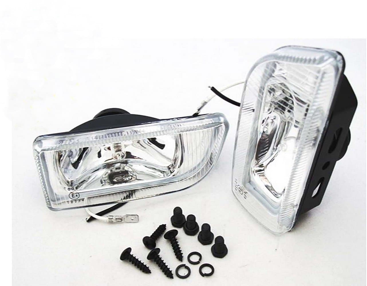 Universal Fog Light Spot Lamp H3 12v 55w Clear 2" Dlaa Adjust Front Fit Car