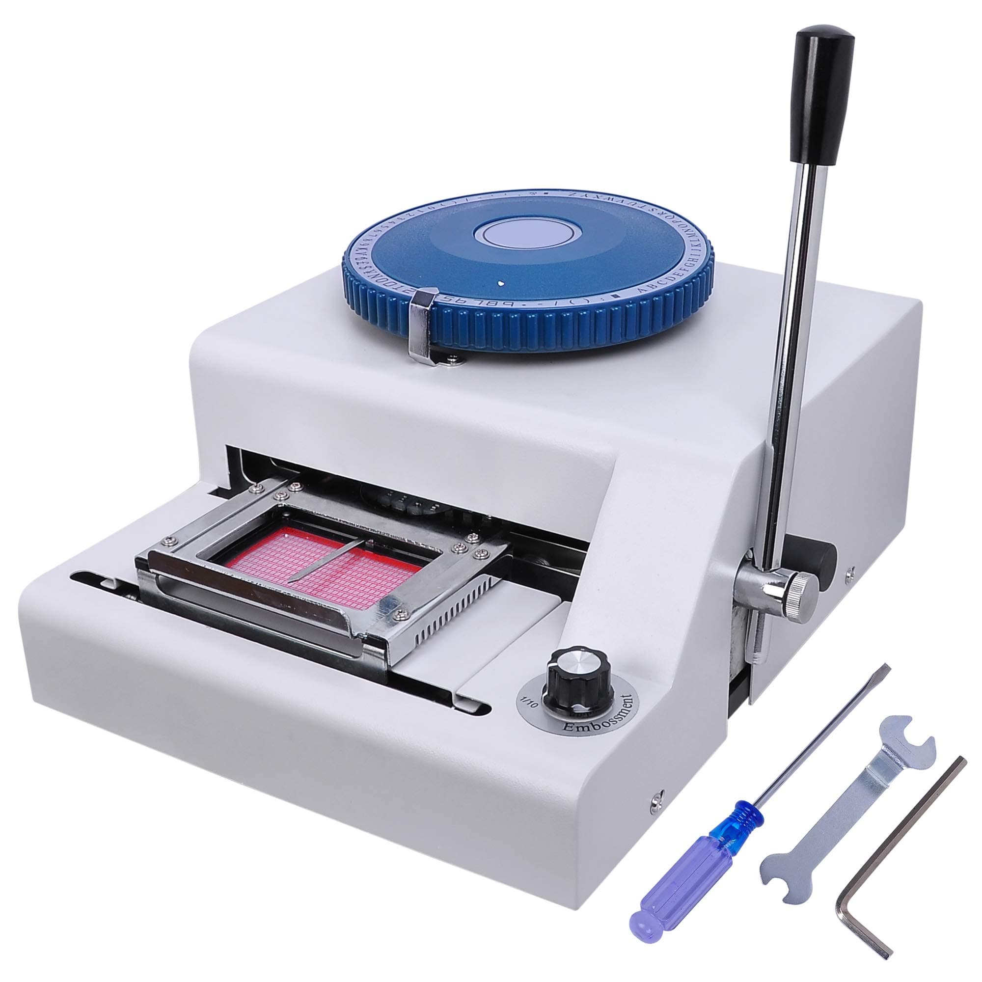 70-character PVC Card Embosser Stamping Machine Credit Id VIP Magnetic Embossing