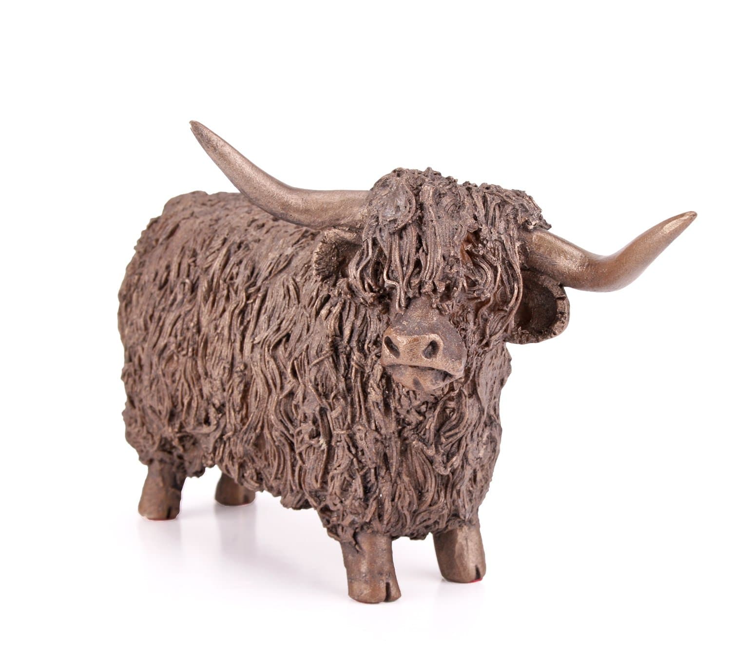 Bronze Sculpture 'Highland Bull Standing' by Victoria Ballan