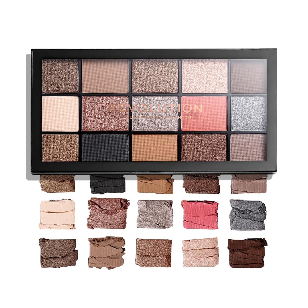Reloaded, Eyeshadow Palette, Hypnotic, 15 Shades, 16.5g
