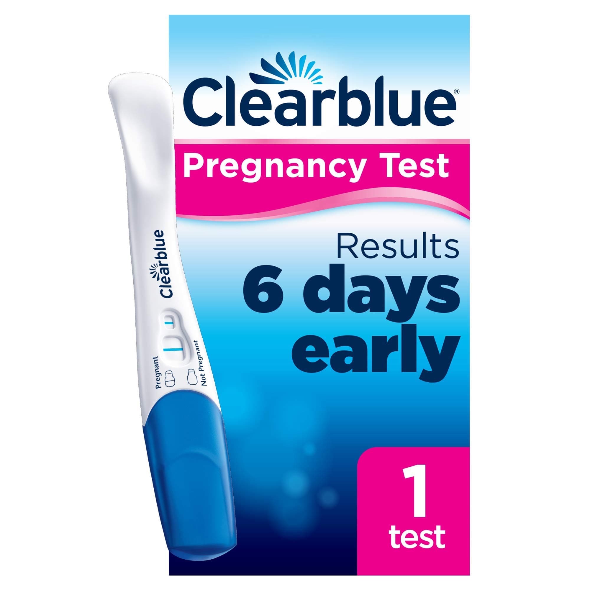 Clearblue Pregnancy Test - Ultra Early, Results 6 Days Early, 1 Test