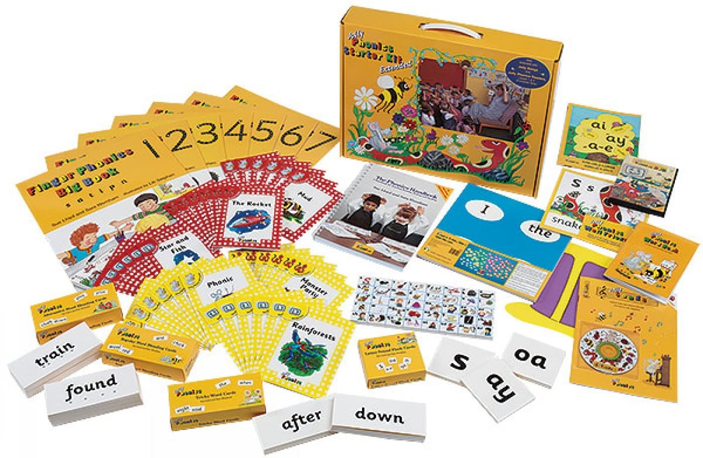 Jolly Phonics Starter Kit Extended: In Precursive Letters (British English edition) Product Bundle – 1 Jan. 2011
