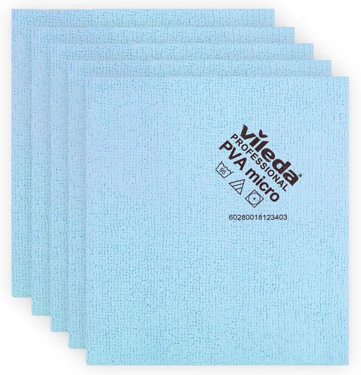 Vileda Professional PVA Micro Cloth Blue (Pack of 5)