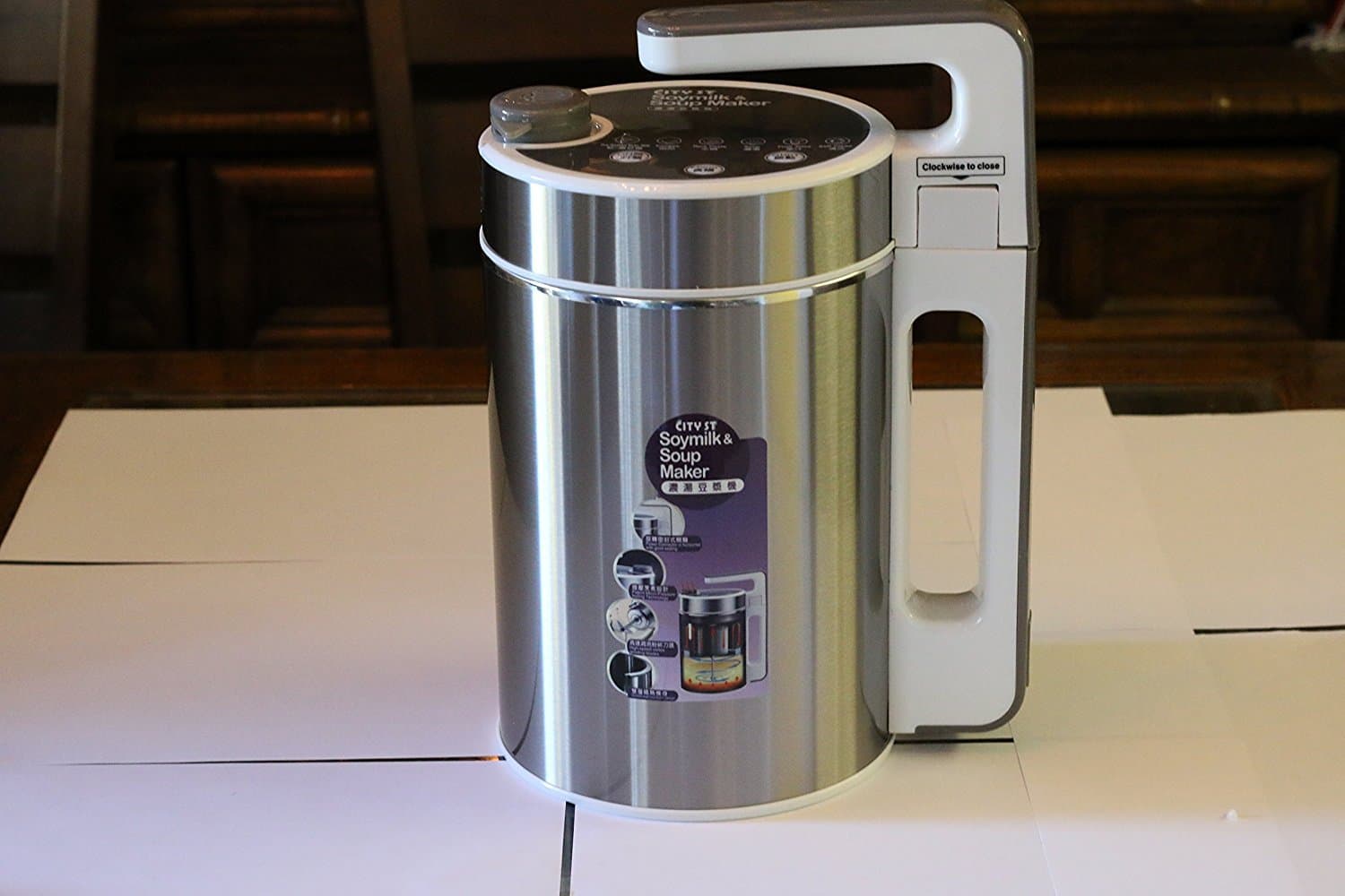 Soymilk Maker, Soup Maker, Juicer, Blender & More! Stainless Steel
