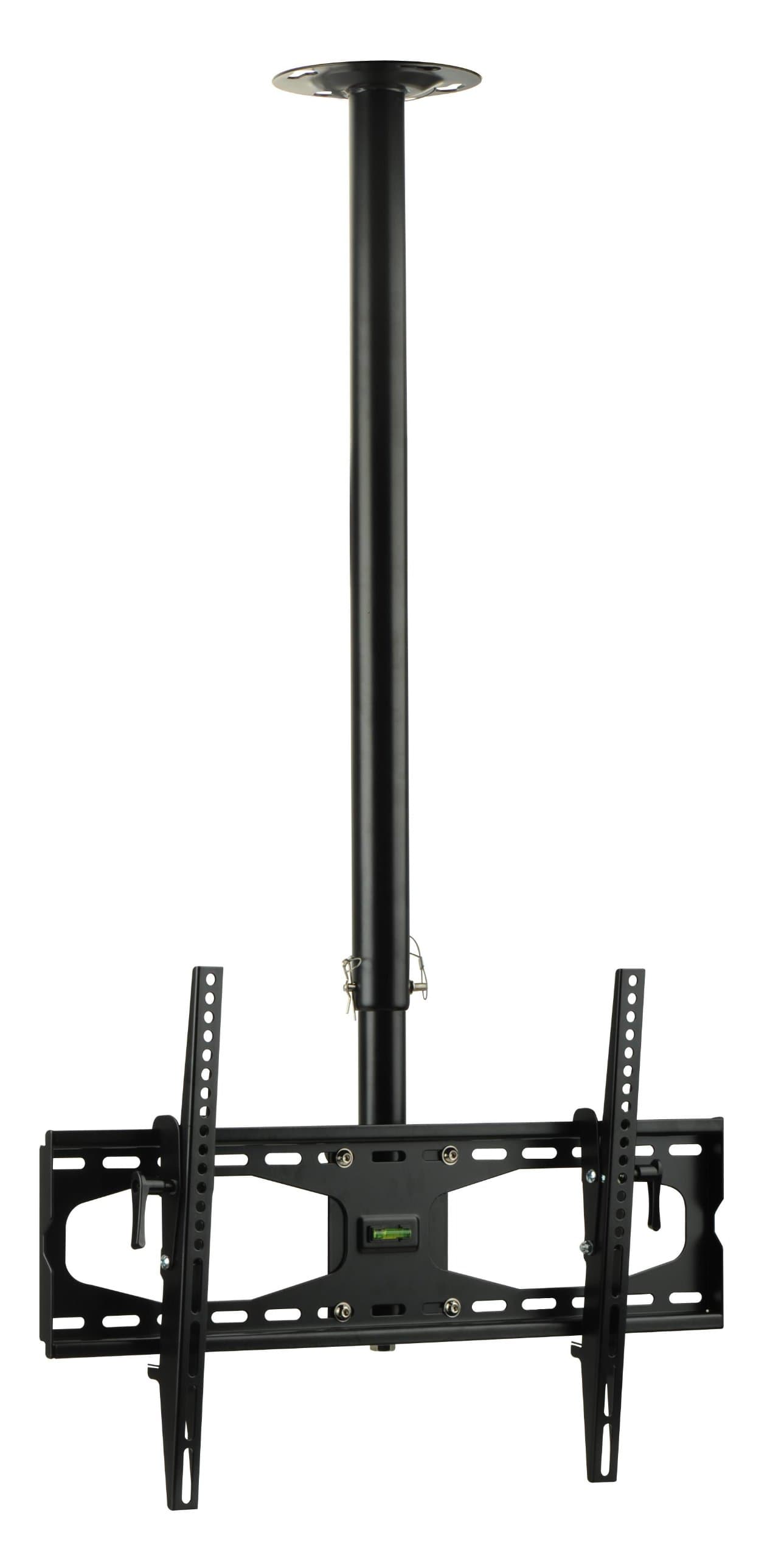 Cable Mountain Large Black TFT LCD TV Monitor Ceiling Mount Bracket for aprox 32" to 60" Screens