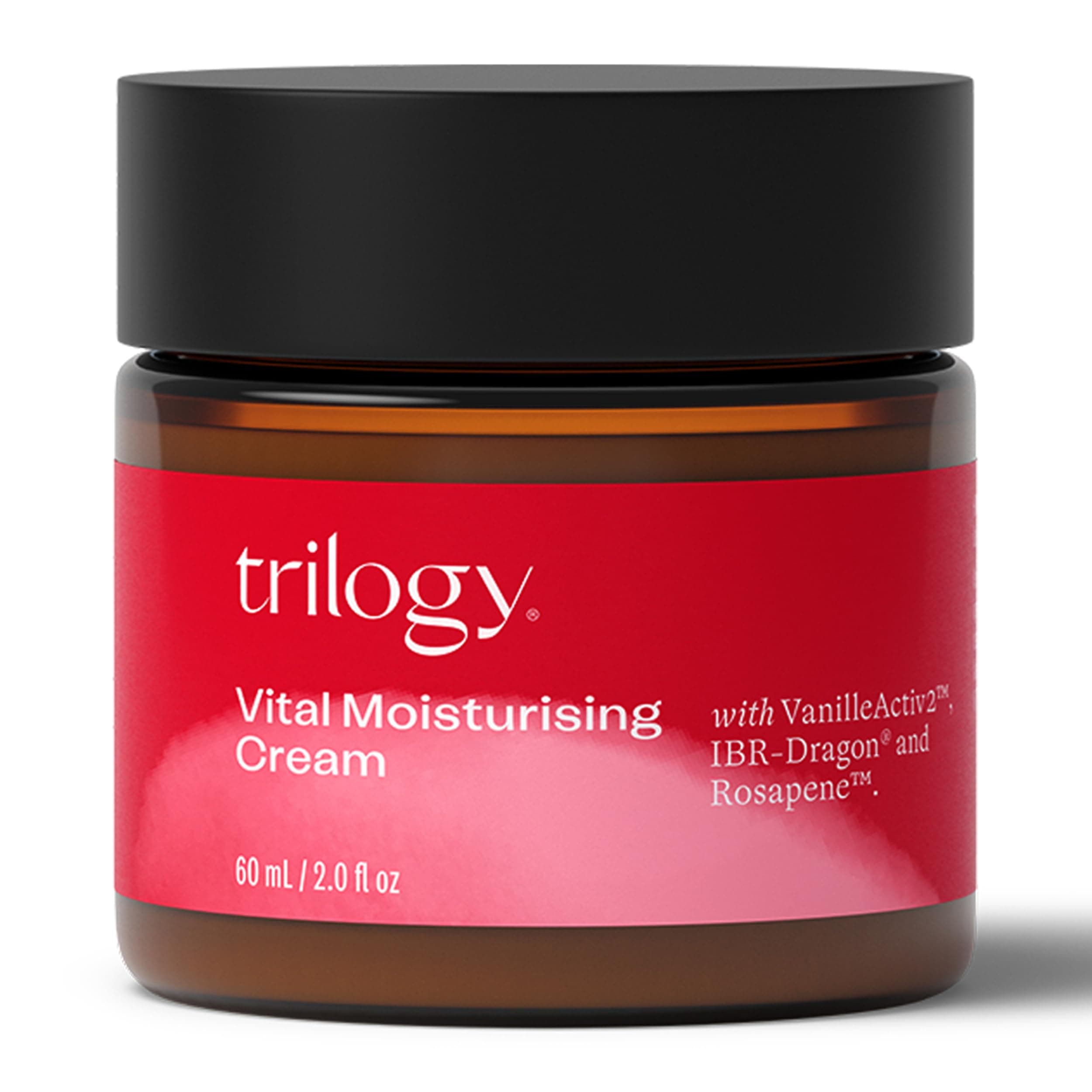 Vital Moisturising Cream, Enhanced Formula with Rosapene, VanilleActiv2 & IBR-Dragon, 2.0 fl oz