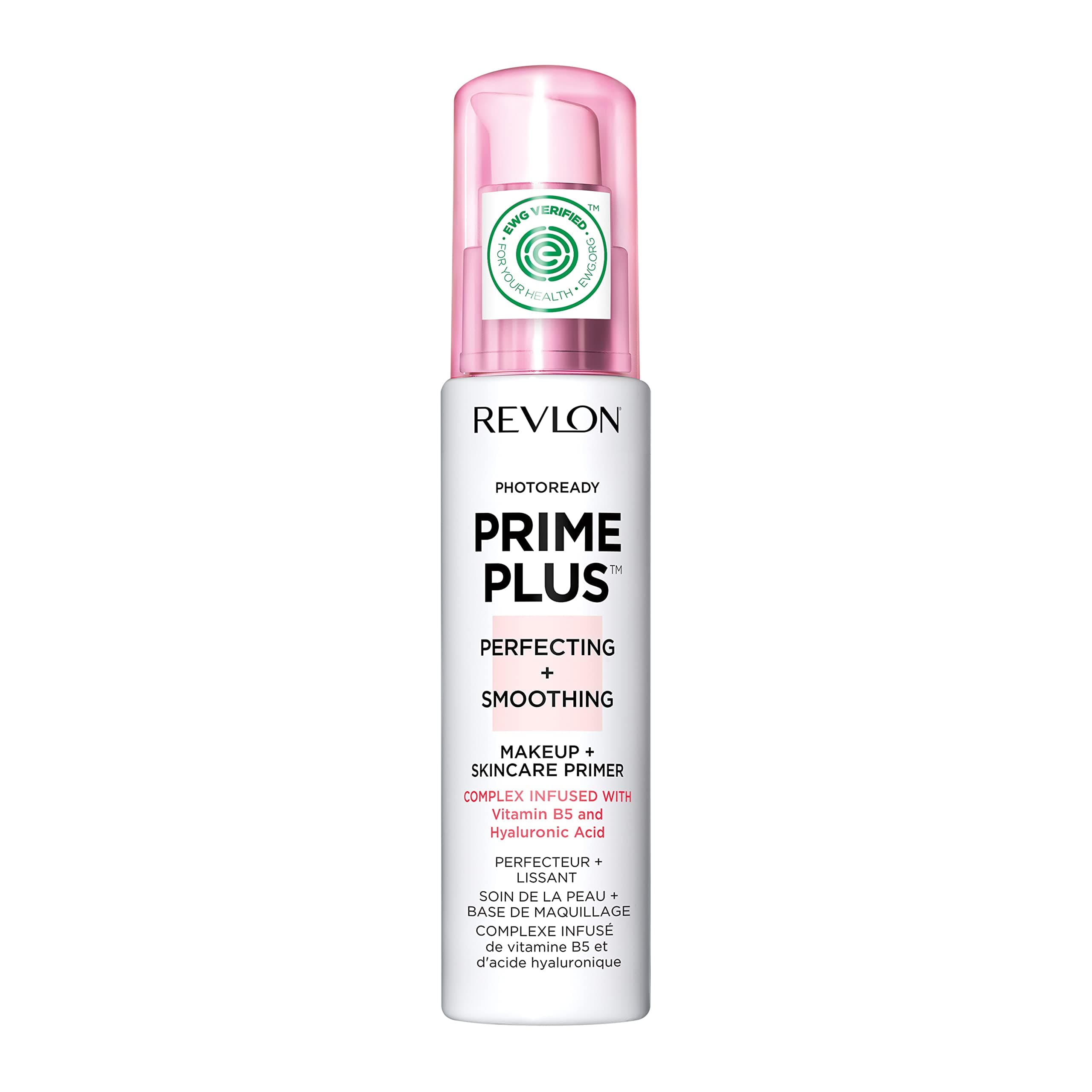 Face Primer, PhotoReady Prime Plus Face Makeup for All Skin Types, Blurs & Fills in Fine Lines, Infused with Vitamin B5 and Hyaluronic Acid, Perfecting & Smoothing, 1 Oz