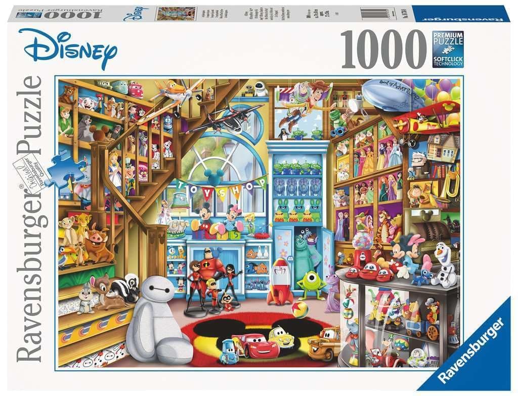 Disney-Pixar Toy Store Jigsaw Puzzle - 1000 Piece Puzzle for Adults and Kids | Unique Softclick Technology | Eco-Friendly Material | FSC Certified
