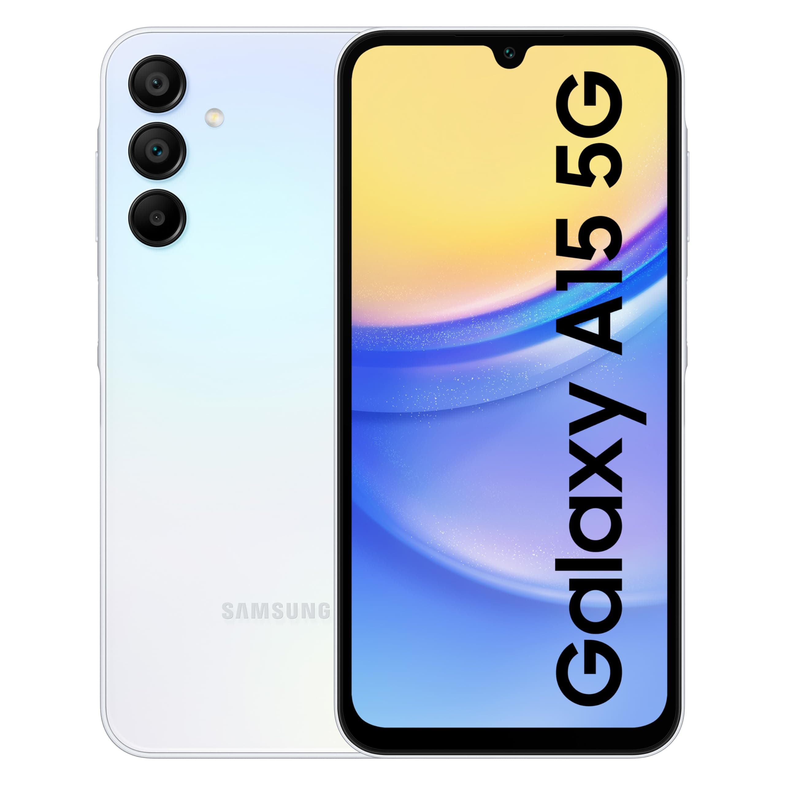 Galaxy A15 5G (Light Blue, 8GB, 128GB Storage) | 50 MP Main Camera | Android 14 with One UI 6.0 | 16GB Expandable RAM | MediaTek Dimensity 6100+ | 5000 mAh Battery