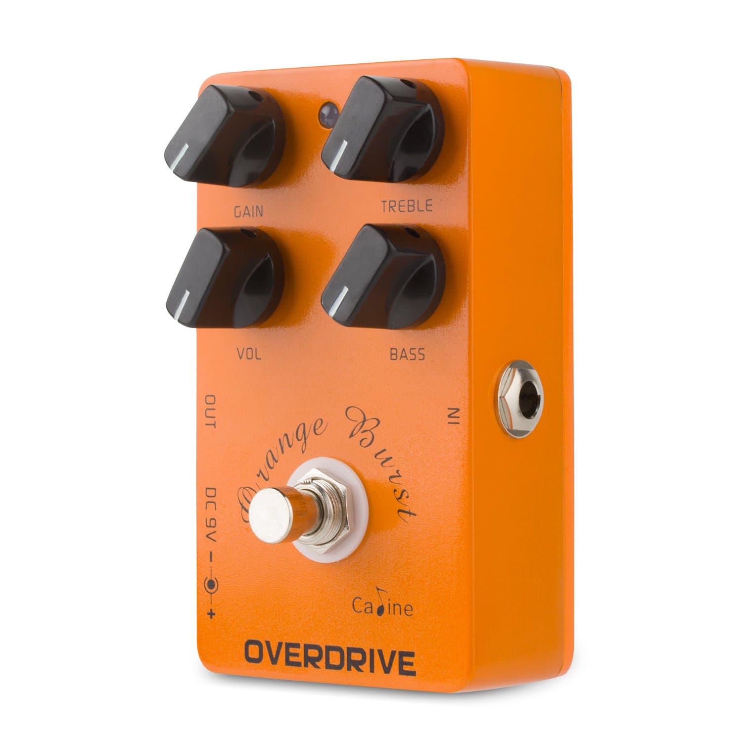 Caline USA orange burst overdrive effects pedal