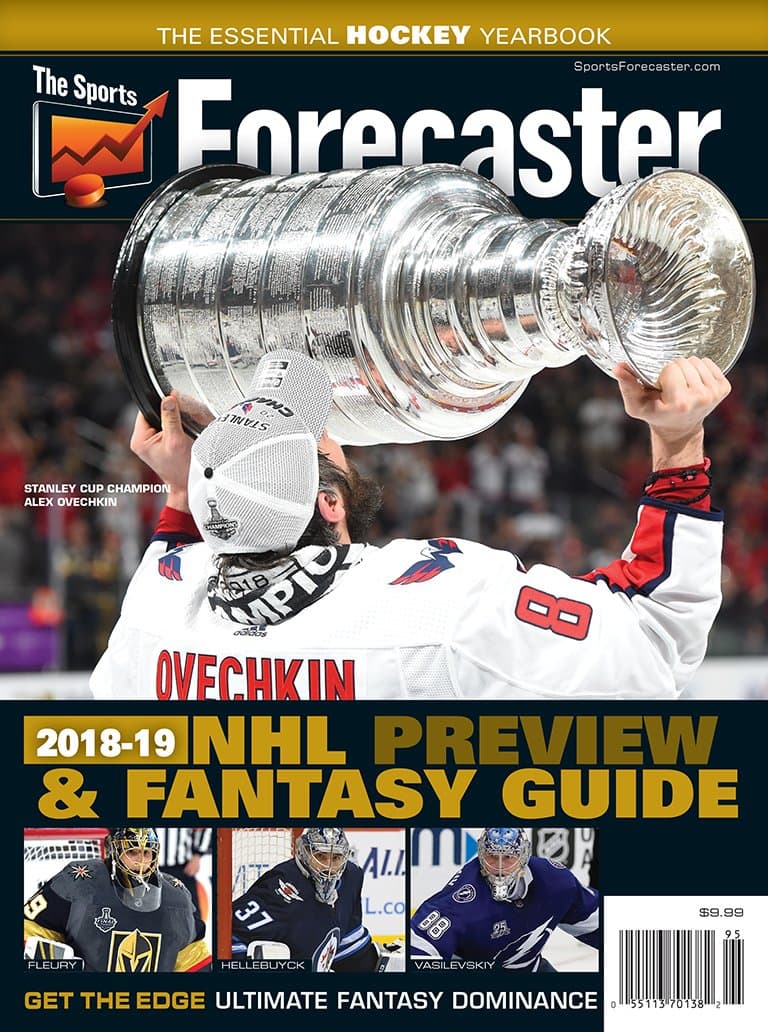 The Sports Forecaster 2018-19 NHL Preview & Fantasy Yearbook Single Issue Magazine