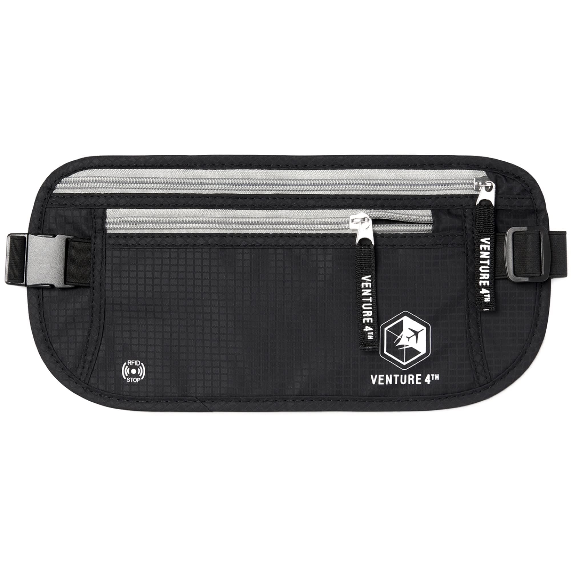 Travel Money Belt - Slim Passport Holder with RFID Blocking to Protect Cash, Credit Cards and Travel Documents