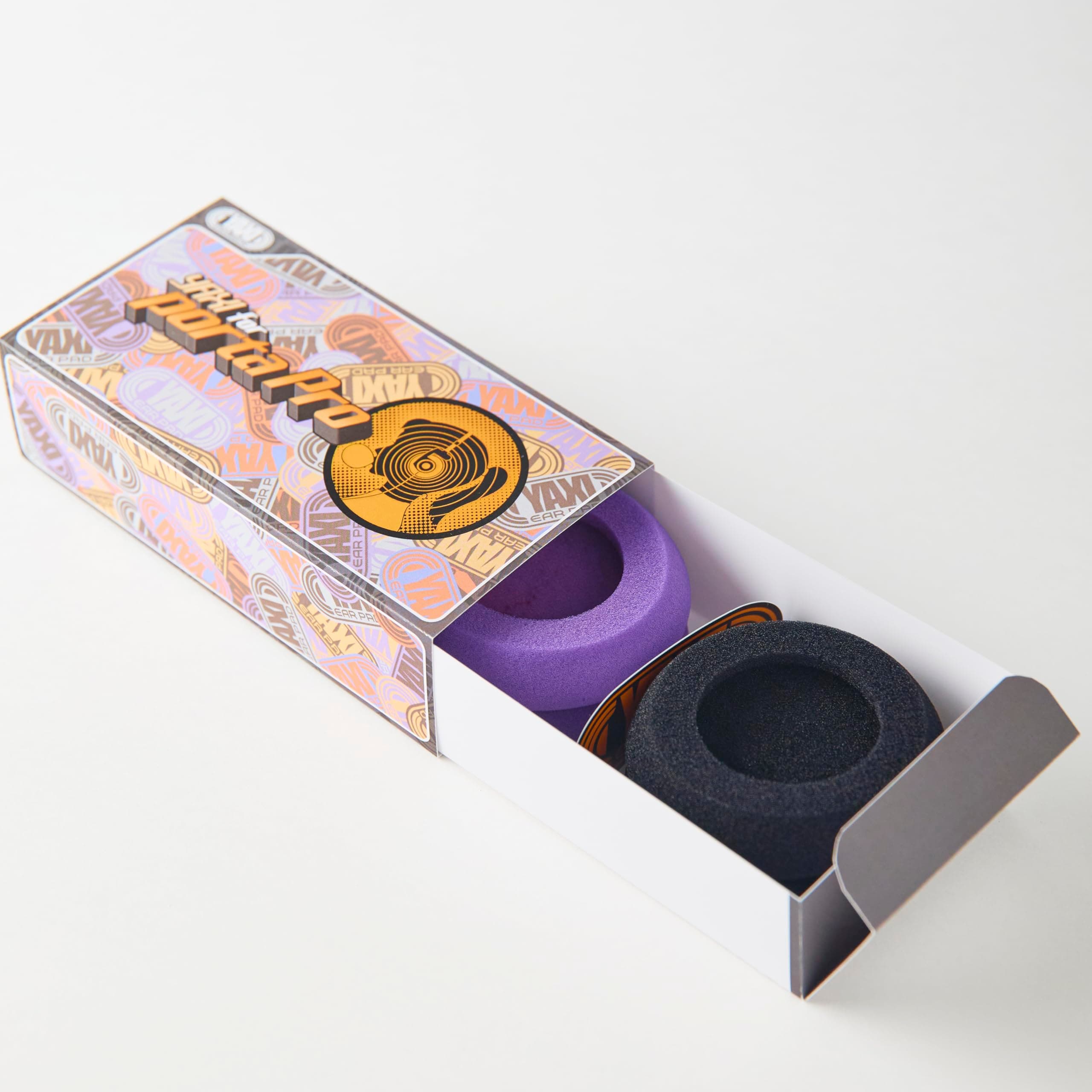YAXI EARPADS for Koss PORTAPRO 2Pairs (Purple+Black)