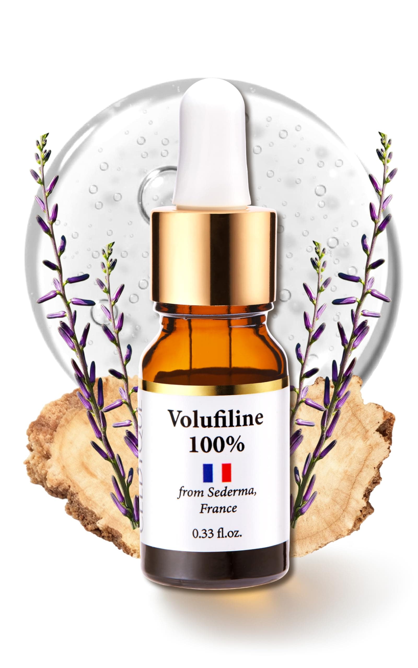 100% Pure Volufiline Concentrate Serum - Skin Firming Solution & Clinically Proven | Anti-Wrinkle, Enhances Facial Contours, Boosts Collagen for Sagging Mature Skin Korean Skincare