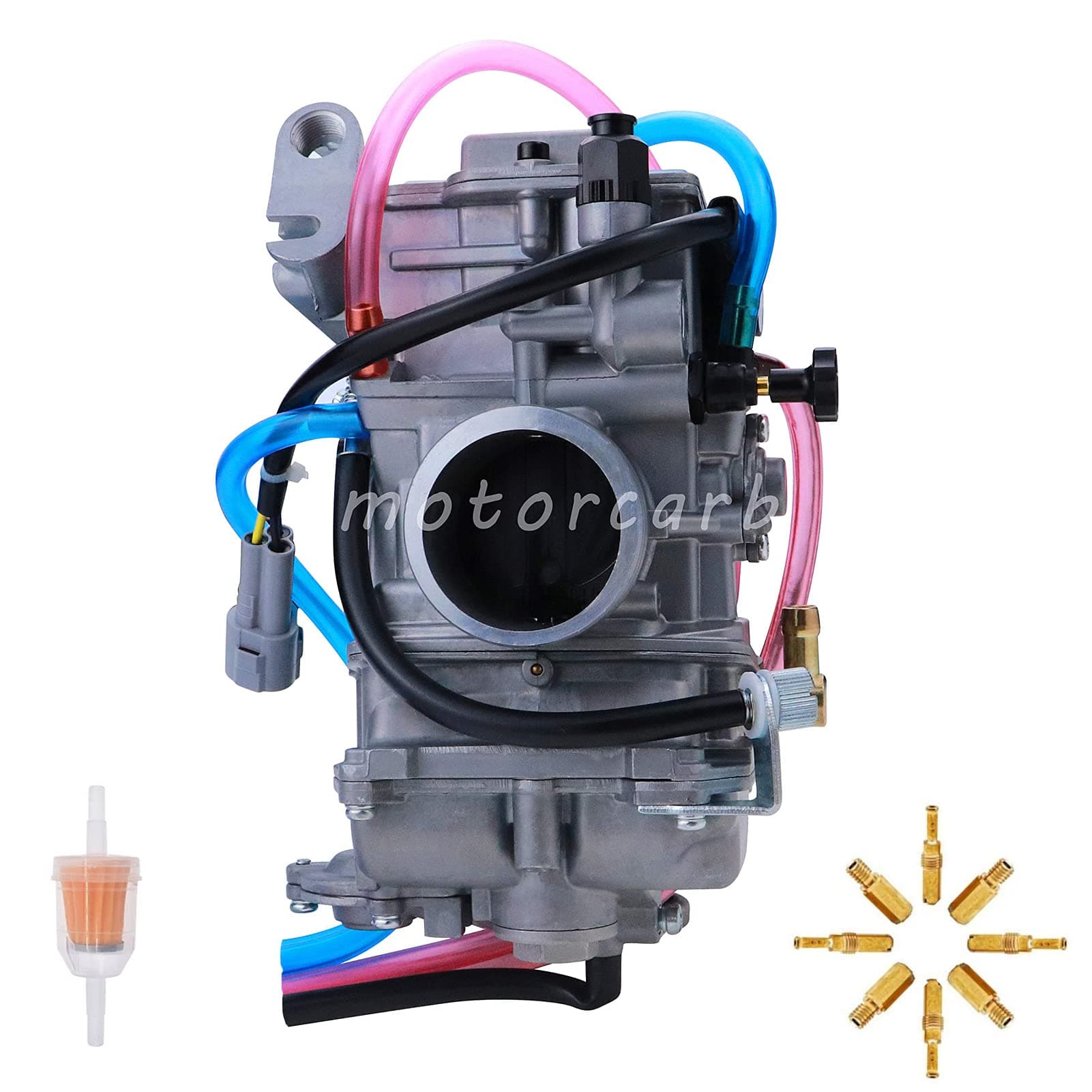Carburetor for Yamaha YZ400F YZ450F YFZ450 WR400F WR426F WR450F/ Kawasaki KLX450R KX450F/ Suzuki DRZ400/ TE450 TC450 400EXC 450EXC FCR 39MM ATV Carb