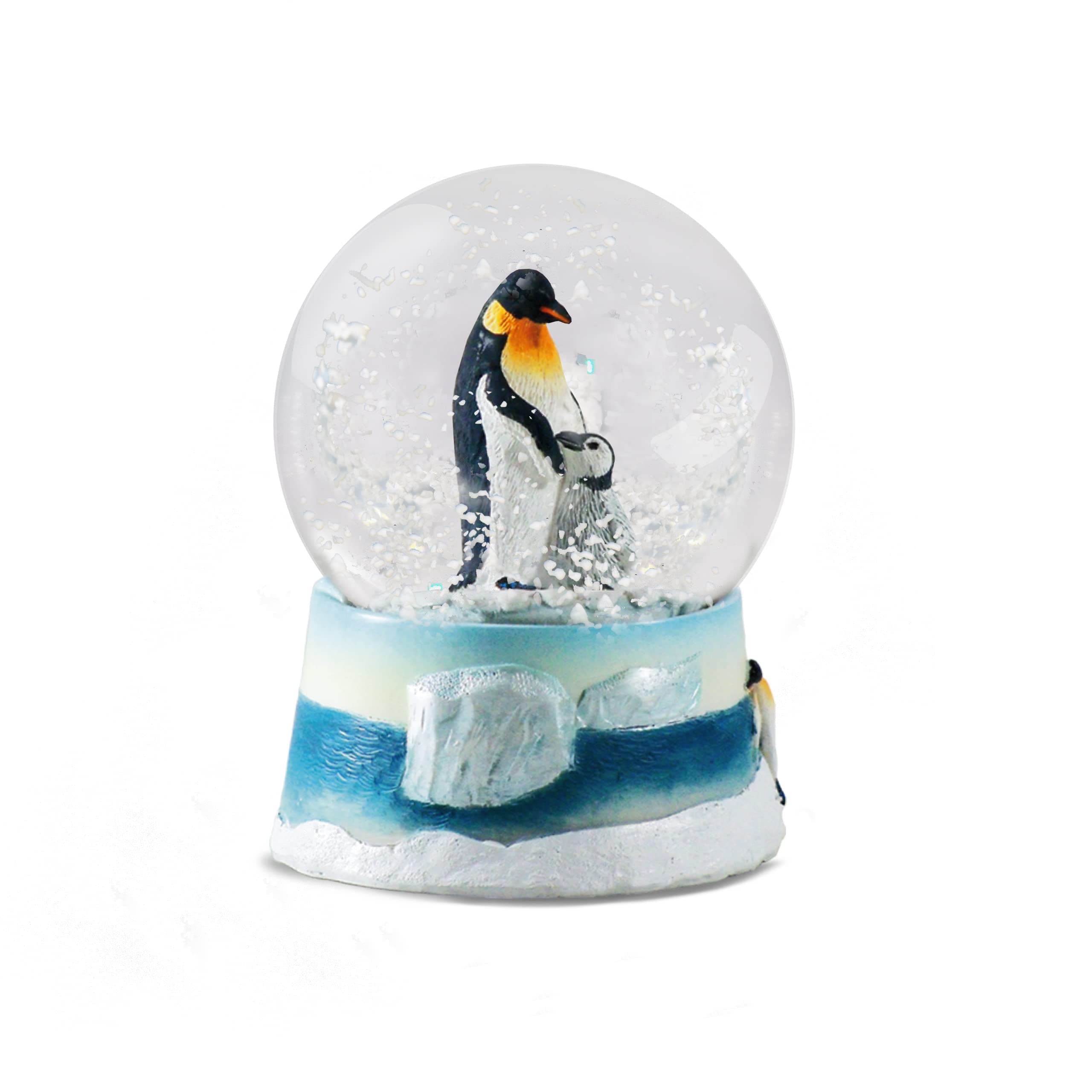 Water Globe - Penguin from Deluxebase. Snow Globe Animal Decor with Penguin Figurines. Glass Glitter Globe with Resin Figurine and Molded Base. Great Home Decorations, Novelty Decor and Penguin Gifts.