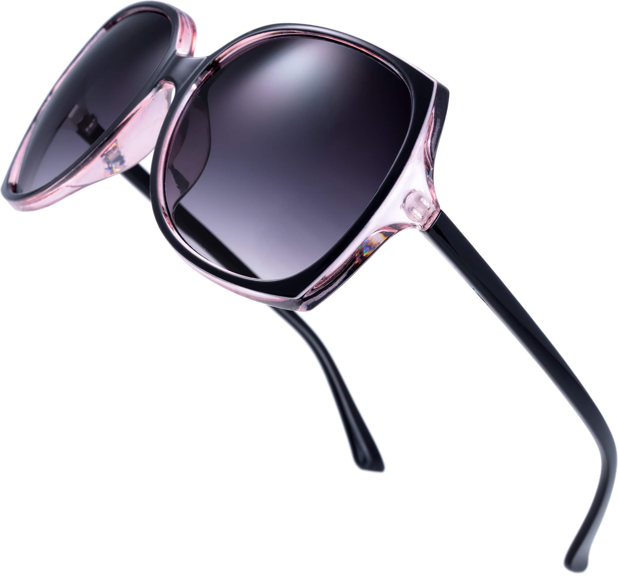 The Fresh Women's Oversized Square Jackie O Cat Eye Hybrid Butterfly Fashion Sunglasses - Exquisite Packaging