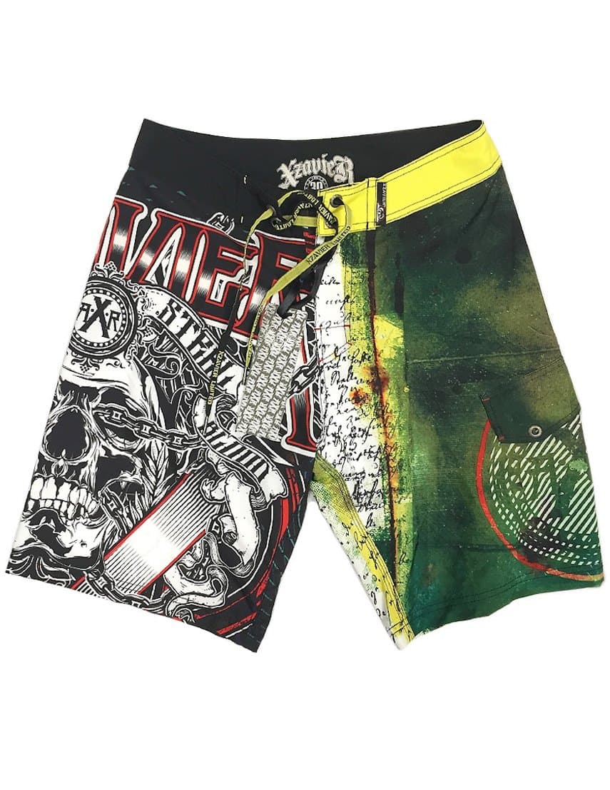 Xzavier Limited Men's Skull Wing Graphic Boardshorts with pockets 30