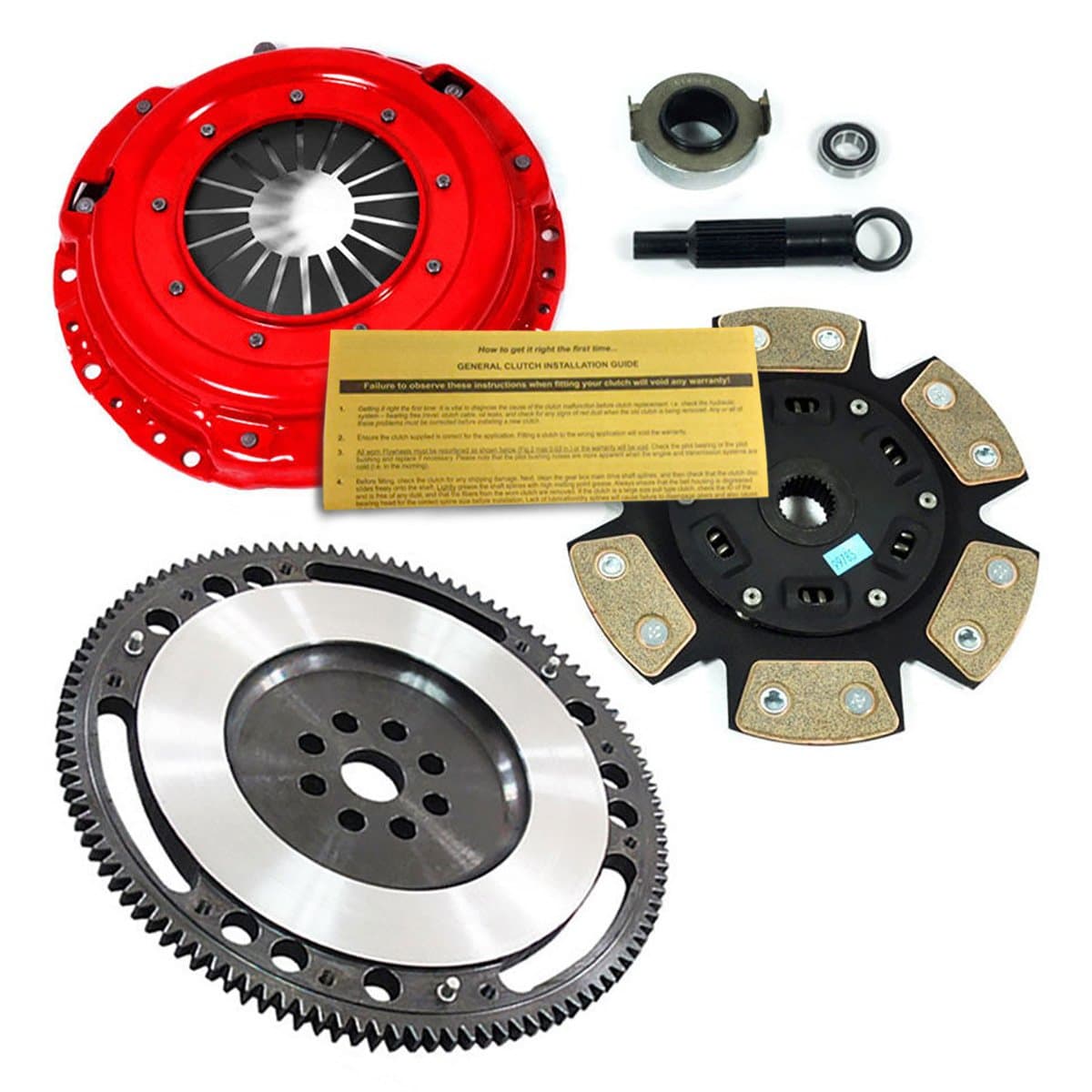 EFT SPORT 3 CLUTCH KIT AND FLYWHEEL SET WORKS WITH B18A1 B18B1 B18C1 B18C5 B20B B20Z HYDRO
