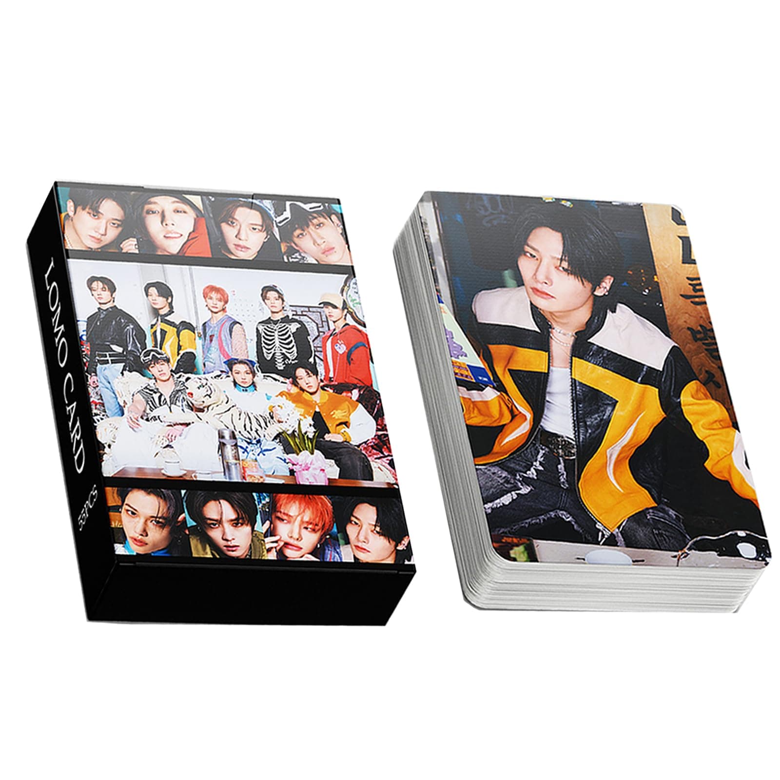55 PCS Stray Kids LOMO Cards NO EASY Album Photo Cards New Album Postcards Stray Kids Album noeasy Cards Gift for Fans Daughter