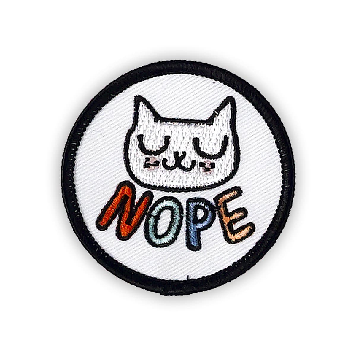 Nope Cat Patch Gemma Correll