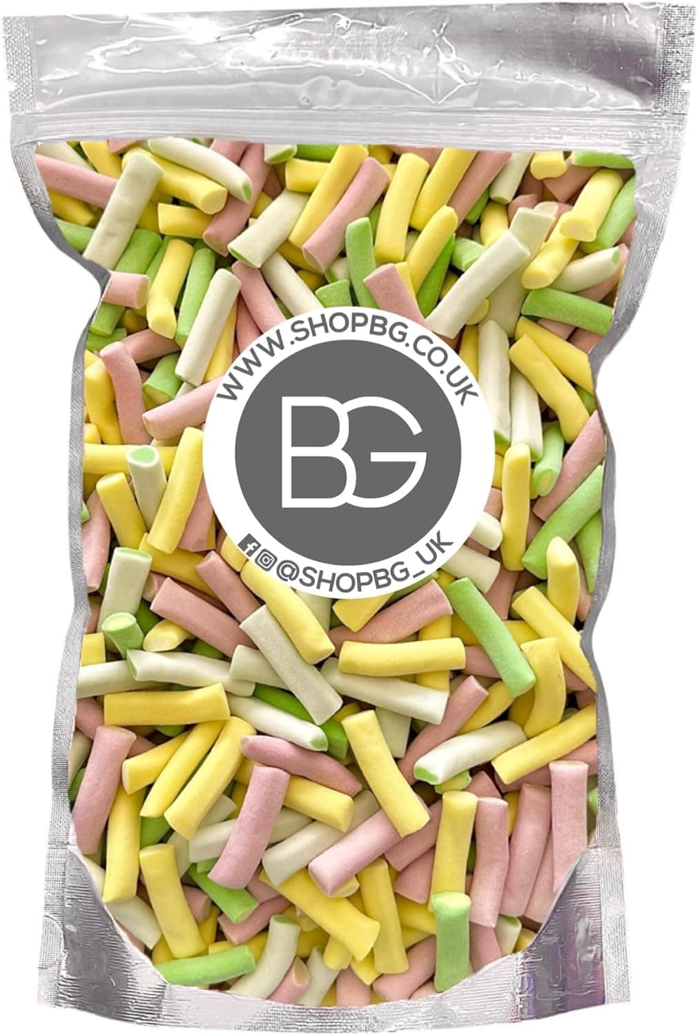 BG Pick & Mix Sweets Candy Pick n Mix Choose Your Sweetie Pouch 800g (- Rhubarb & Custards)