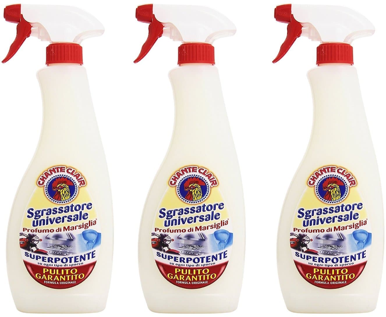 Chante Clair Fettlöser / Sgrassatore Superpotente Marsiglia 3x750ml