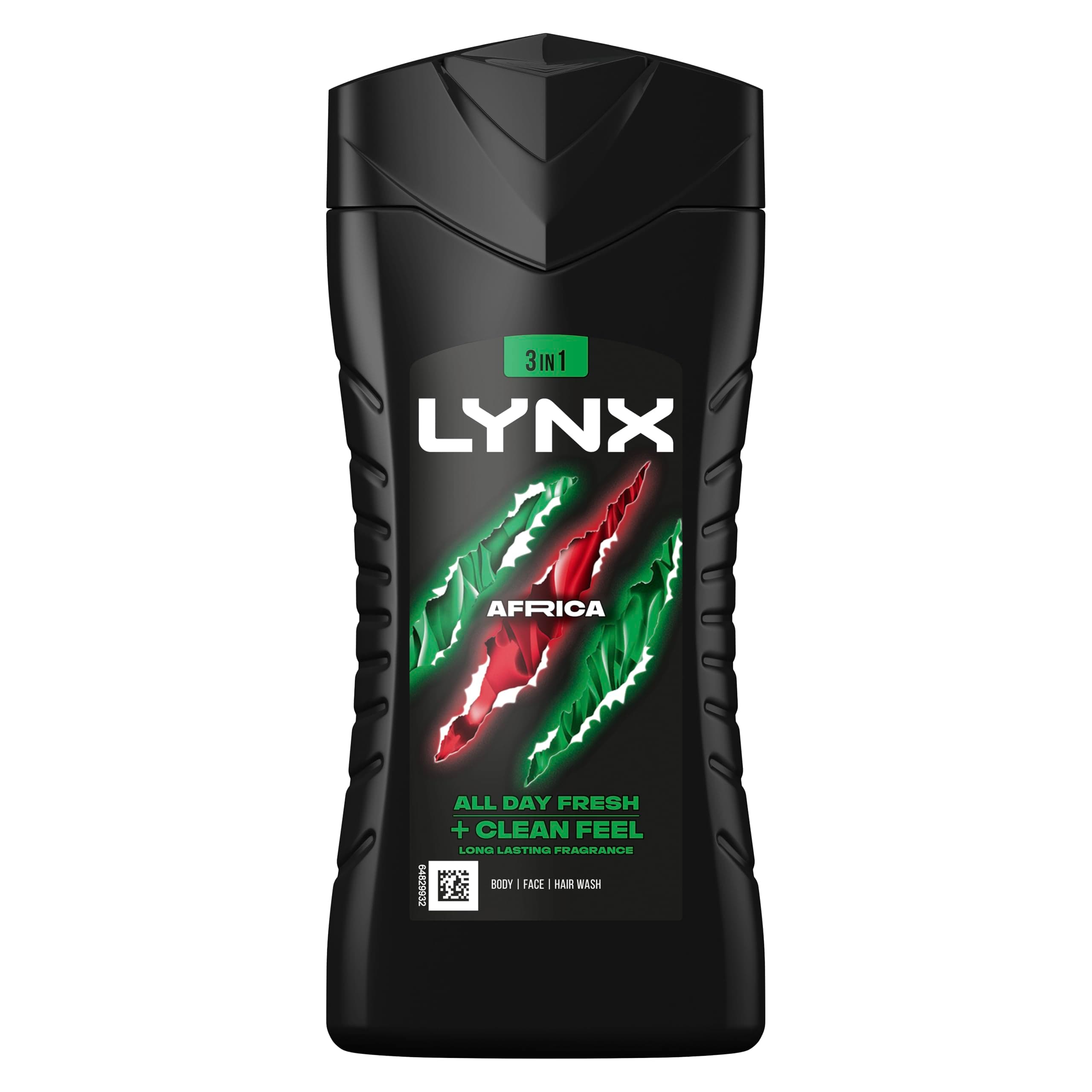 Lynx Shower Gel Africa 225Ml- Pack Of 3