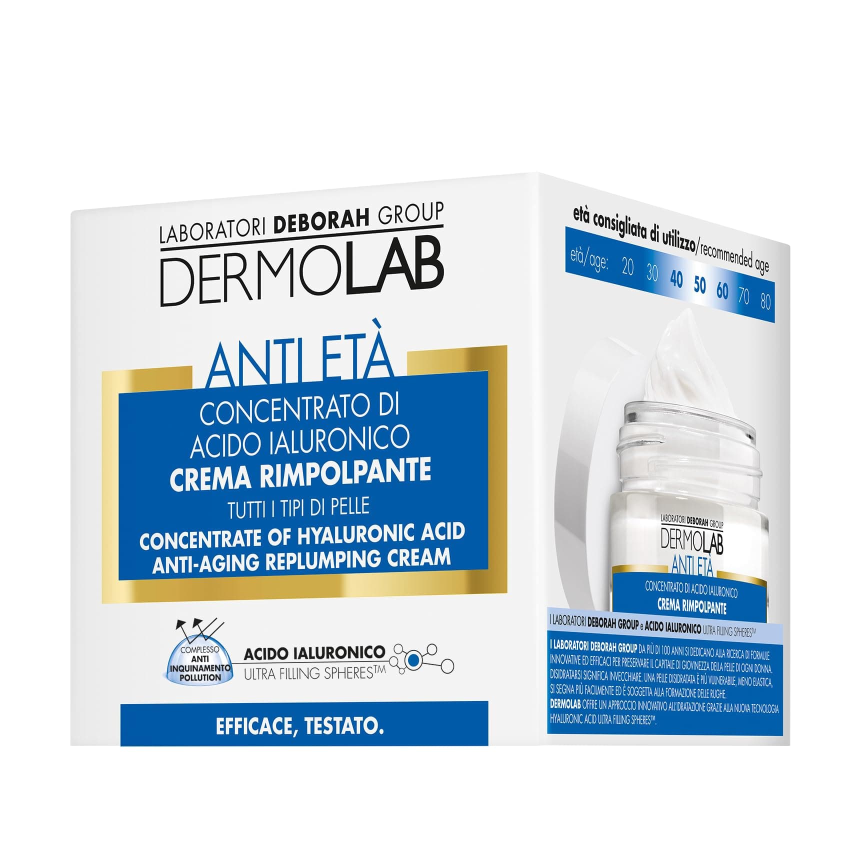 DERMOLAB Face Cream 50 Ml 5829 Antieta'Rimpolpante Face Care