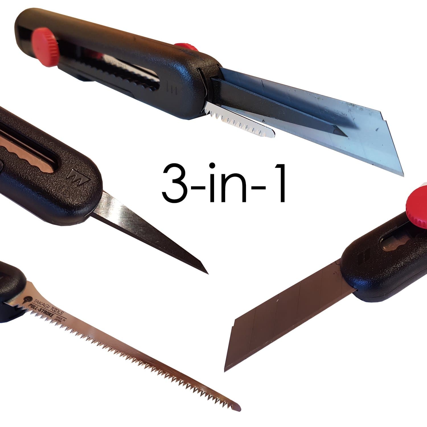 3-IN-1 Utility Knife - Drywall Tool, Heavy Duty AWL & Cutter & Jigsaw …