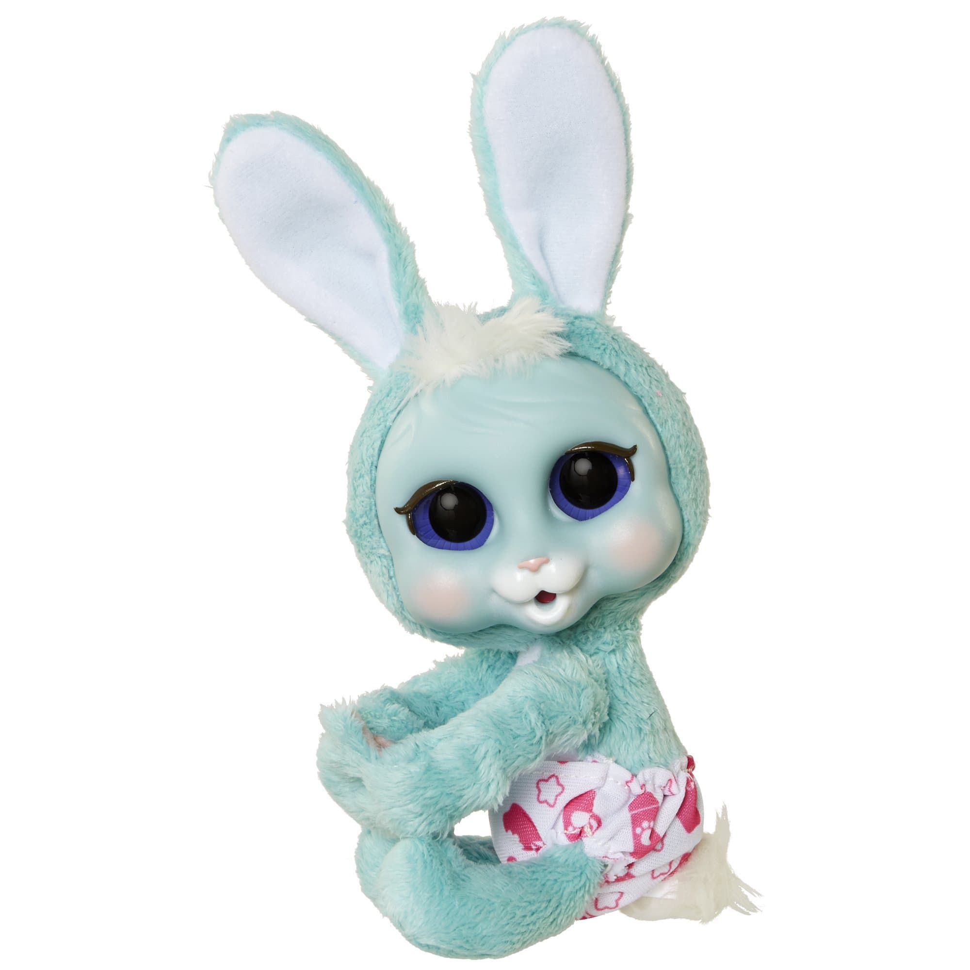 Animal Babies Minis Runts Bunny Teal Plush