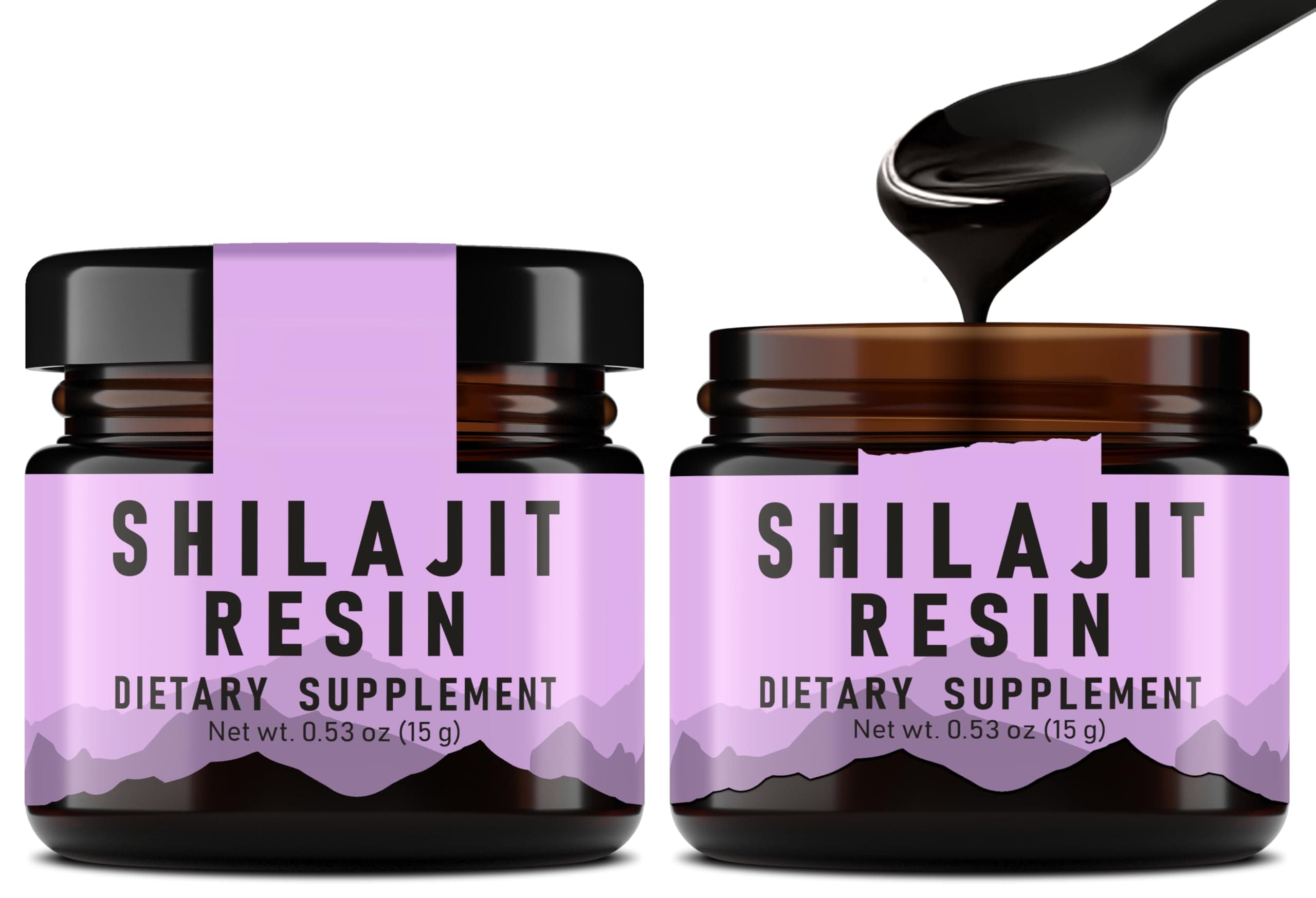 Himalayan Shilajit Resin 70 Servings - Natural Shilajit Resin with Fulvic Acid & Trace Minerals Supplement - Himalayan Shilajit for Men, Pure Shilajit for Women - Shilajit Supplement
