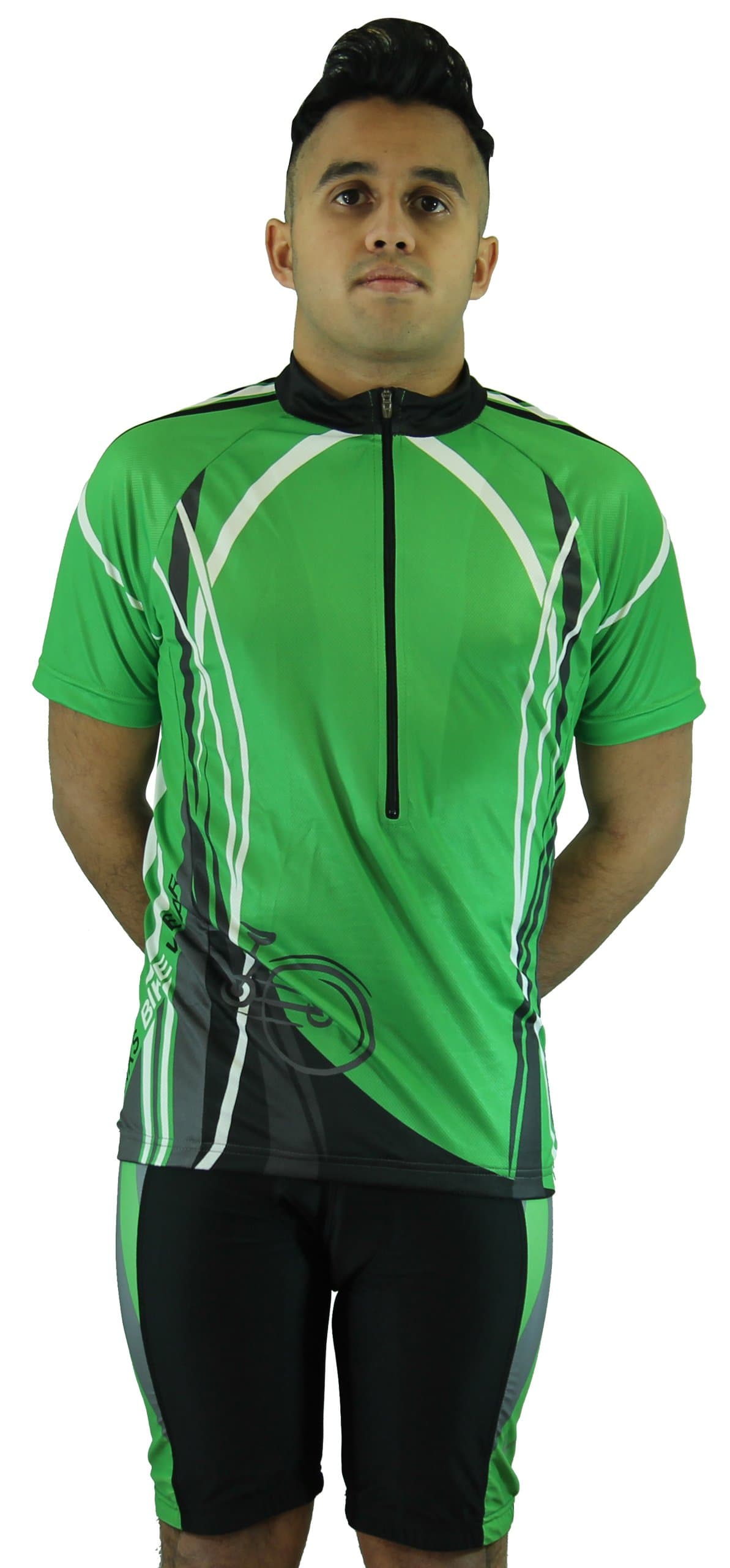 Maks Cycling Jersey with Sublimation Print Race Cut Short-Sleeve Bike Biking Shirt