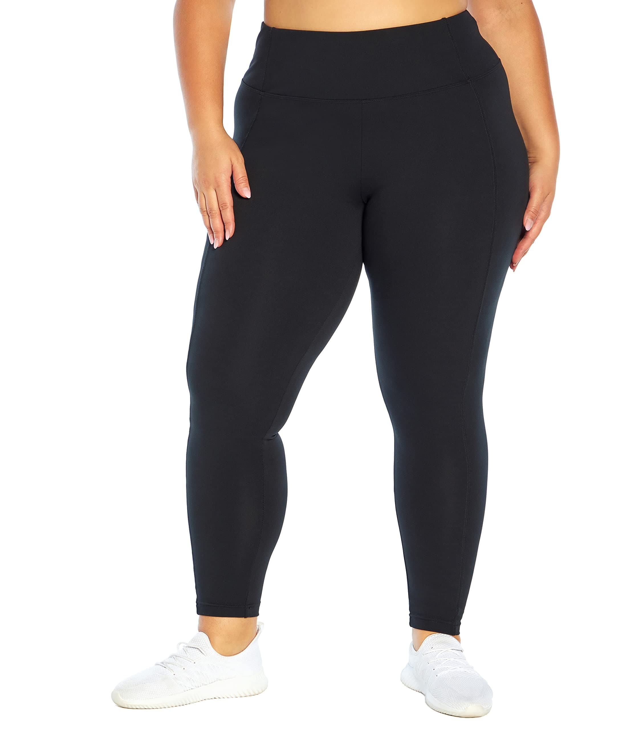 Womens Plus Size High Rise Tummy Control Legging