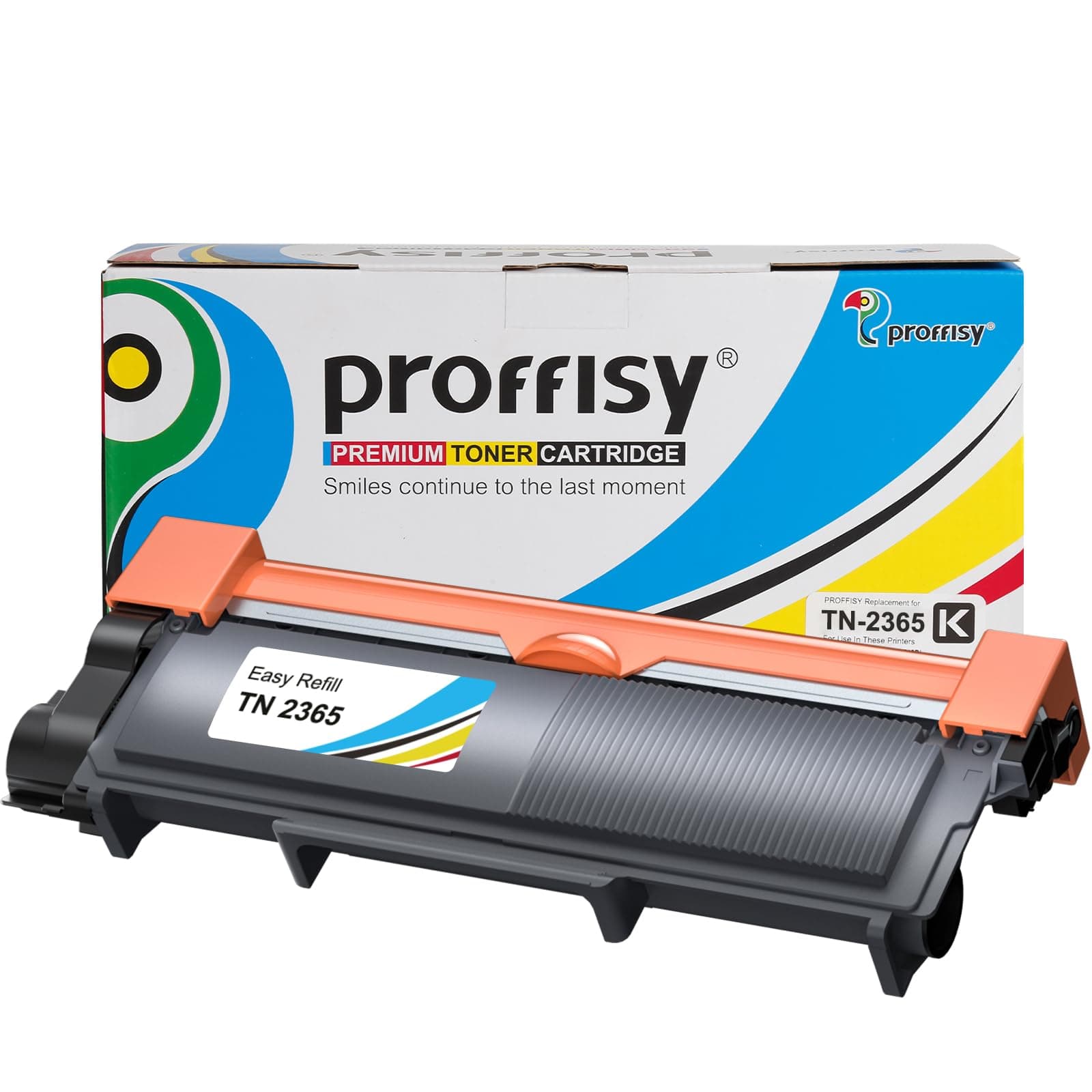 TN 2365 Toner Cartridge, Easy Refill TN2365 Cartridge Compatible with Brother HL-L2321D , L2361DN , L2366DW , L2320d , DCP-L2541DW , L2520D , MFC-L2701D , L2701DW (New -1pcs)