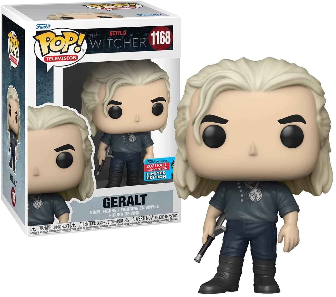 Funko POP Pop! TV: The Witcher - Geralt, Festival of Fun, Amazon Exclusive Multicolor 58624