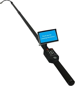 TVS-300DVR Telescopic Industrial Video Inspection Camera System 3 Meter Long with DVR Recording, 5" LCD Screen and Sturdy Case