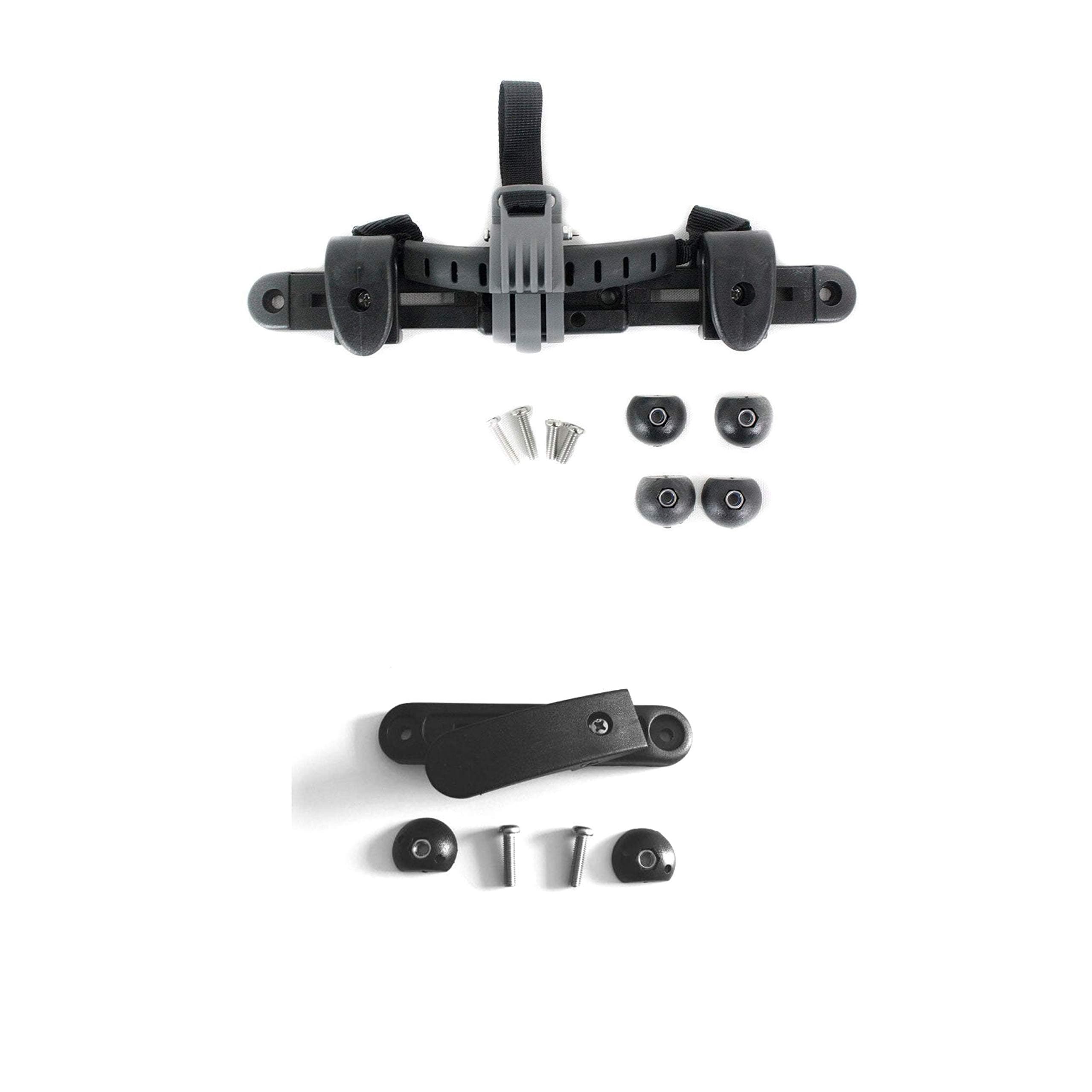 Vincita Bike Pannier Hardware Kit - Convert Any Bag Into Bicycle Pannier - One Set of Pannier Mounting Attachment Hardware (Rack Diameter Up to 28 mm)…