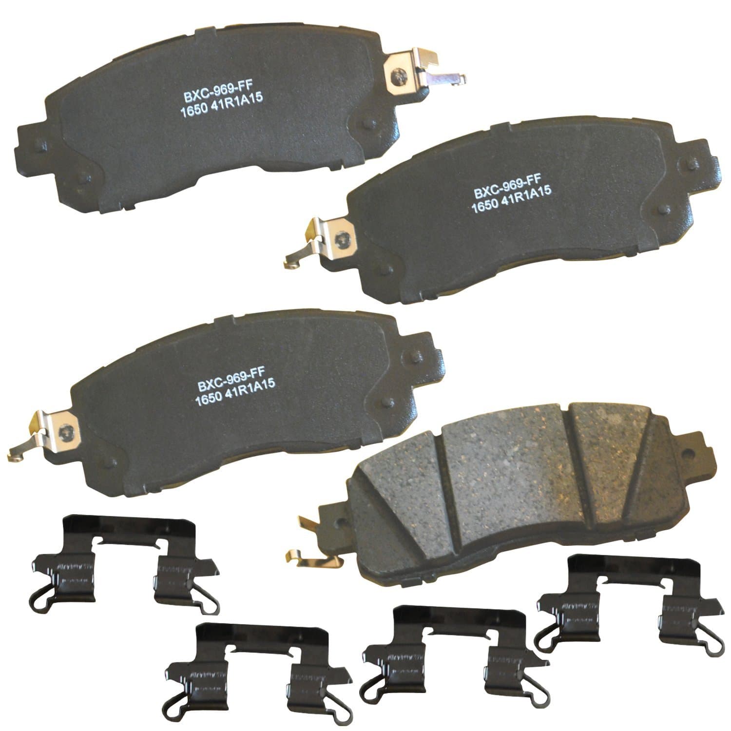 Bendix Premium SBC1650 Ceramic Front Brake Pads for Nissan Altima 2013-2024, LEAF 2011-2012, 2014-2017 (USA Built models)