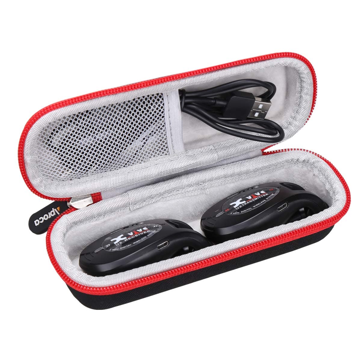 AprocaHard Travel Storage Carrying Case for Xvive U2 / Ammoon Guitar Wireless System