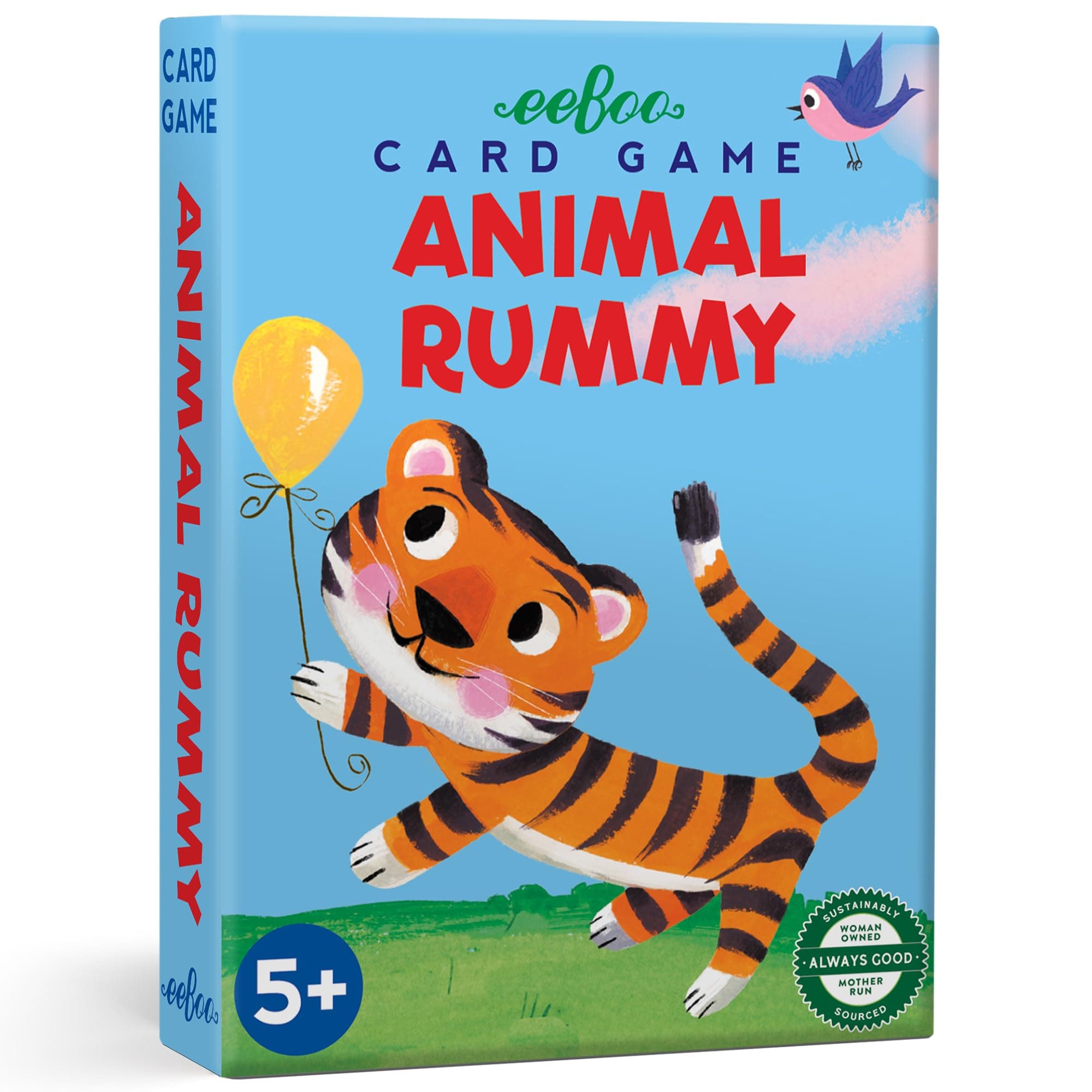 eeBoo: Animal Rummy Playing Card Game - Kid Friendly Version of Gin Rummy, Kids & Family, Ages 5+