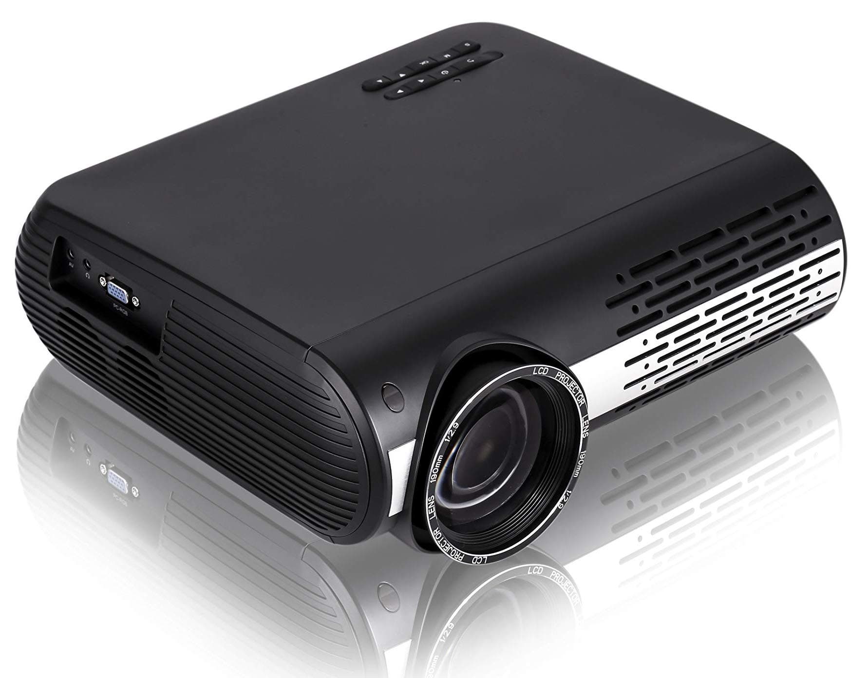 Dinshi WiFi Android Full HD 1080P 4200 Lumen (HDMI/USB/VGA/AV) 200 Screen Size DINSHI MAXX Android Black Projector