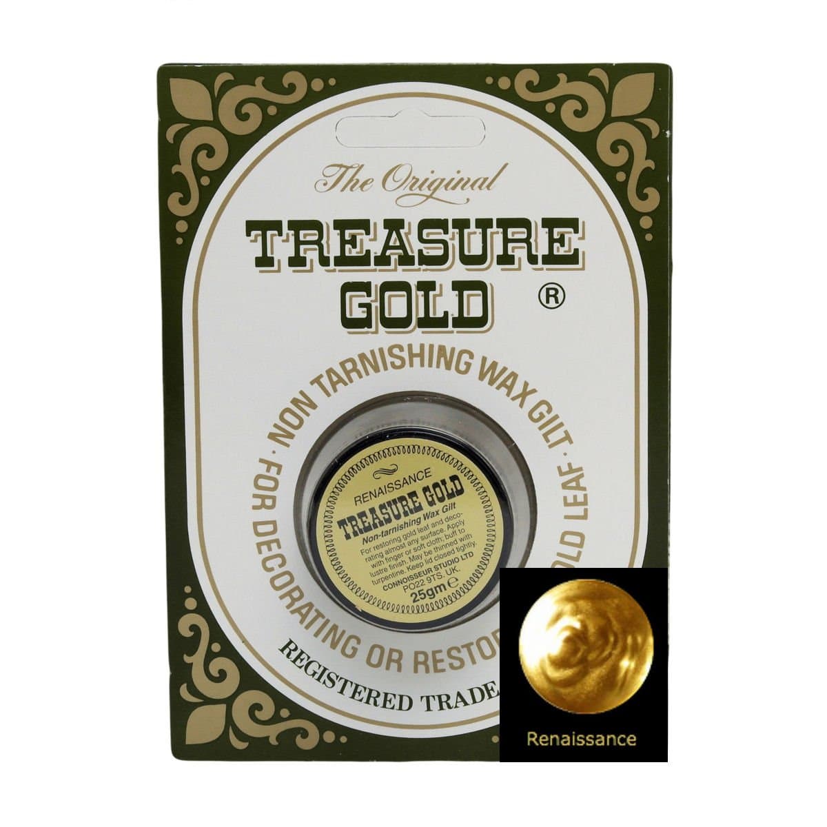 Treasure GoldMetallic Gilding Wax 25g - Renaissance Gold