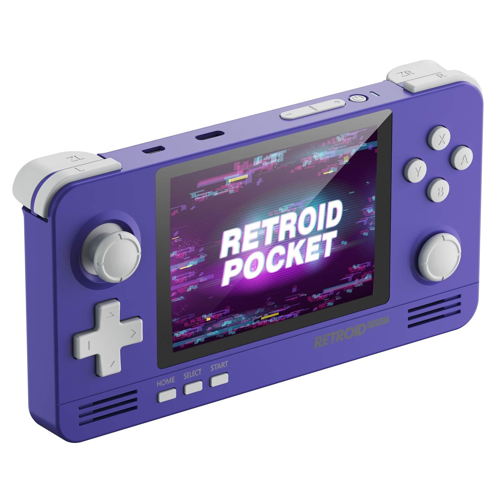 Retroid Pocket 2 Android Handheld Game Console, Dual Boot for Android and retro game console Multiple Emulators Console Handheld 3.5 Inch Display 4000mAh Battery Retro Gaming System (Indigo)