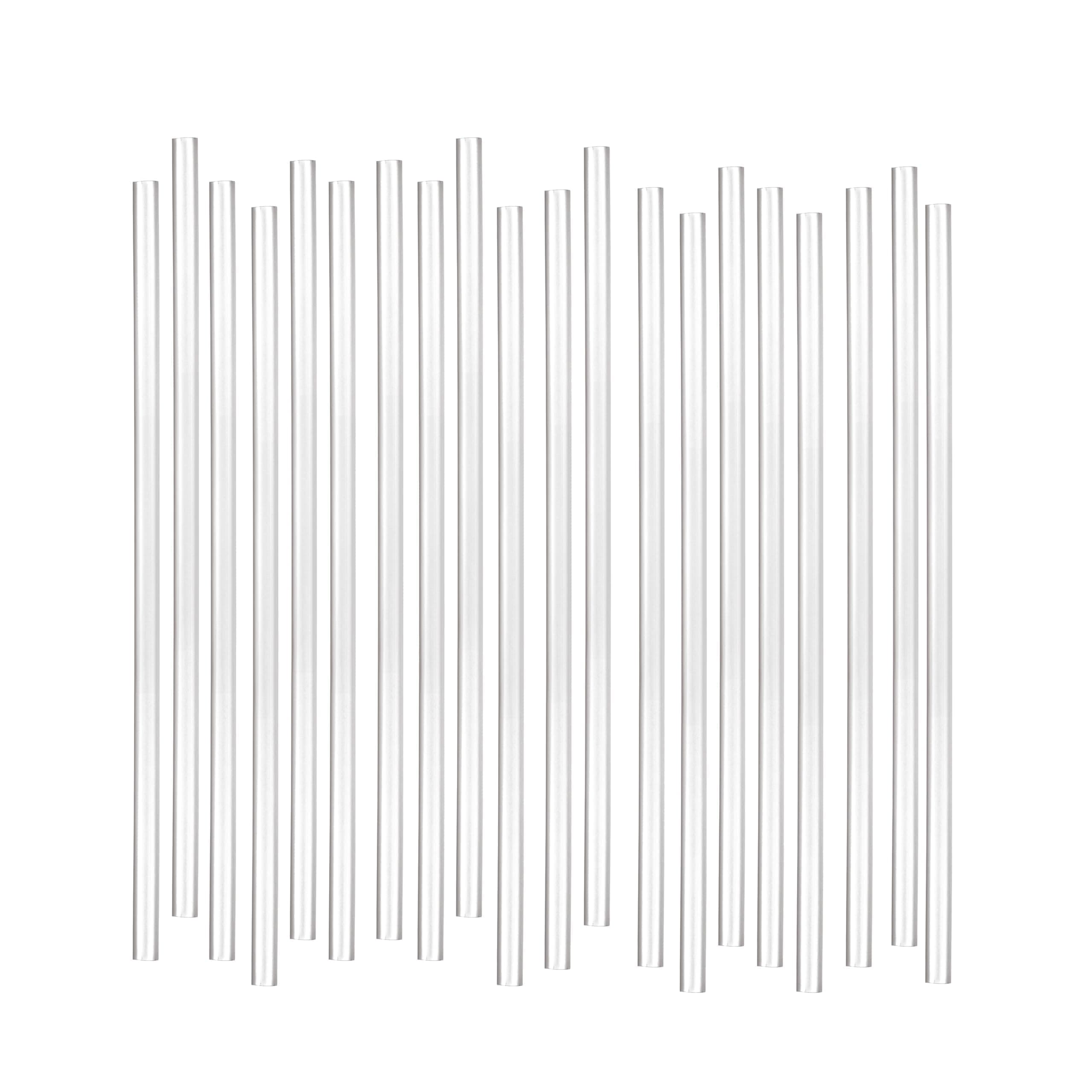 Rupert and Jeoffrey's Trading Co.Disposable Plastic Drinking Straws - Straight - 7.75" Long (Clear, 250)