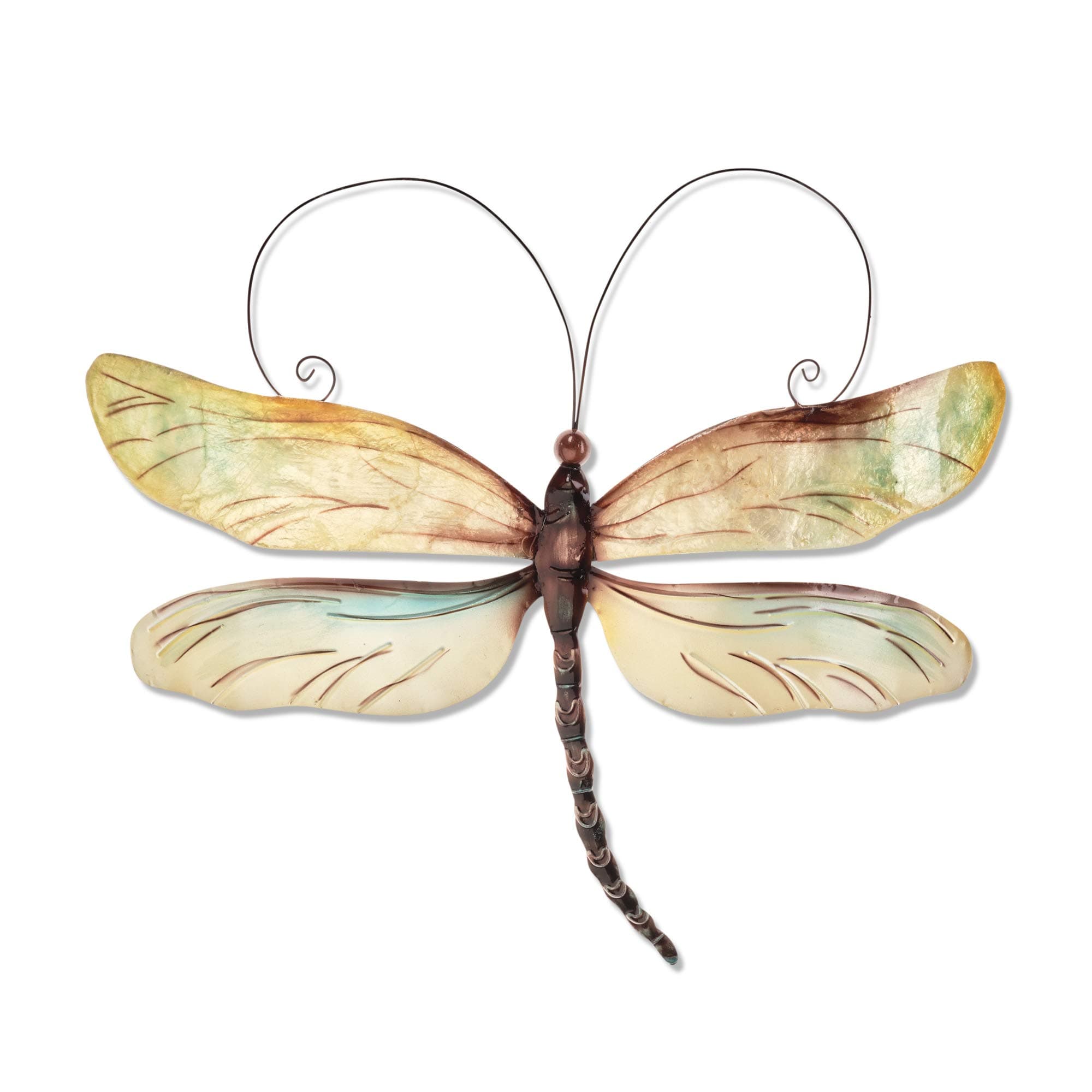 Eangee Home Design Dragonfly Wall Decor Pearl 14 Inches Length x 1 Inch Width x 12 Inches Height (m4005)