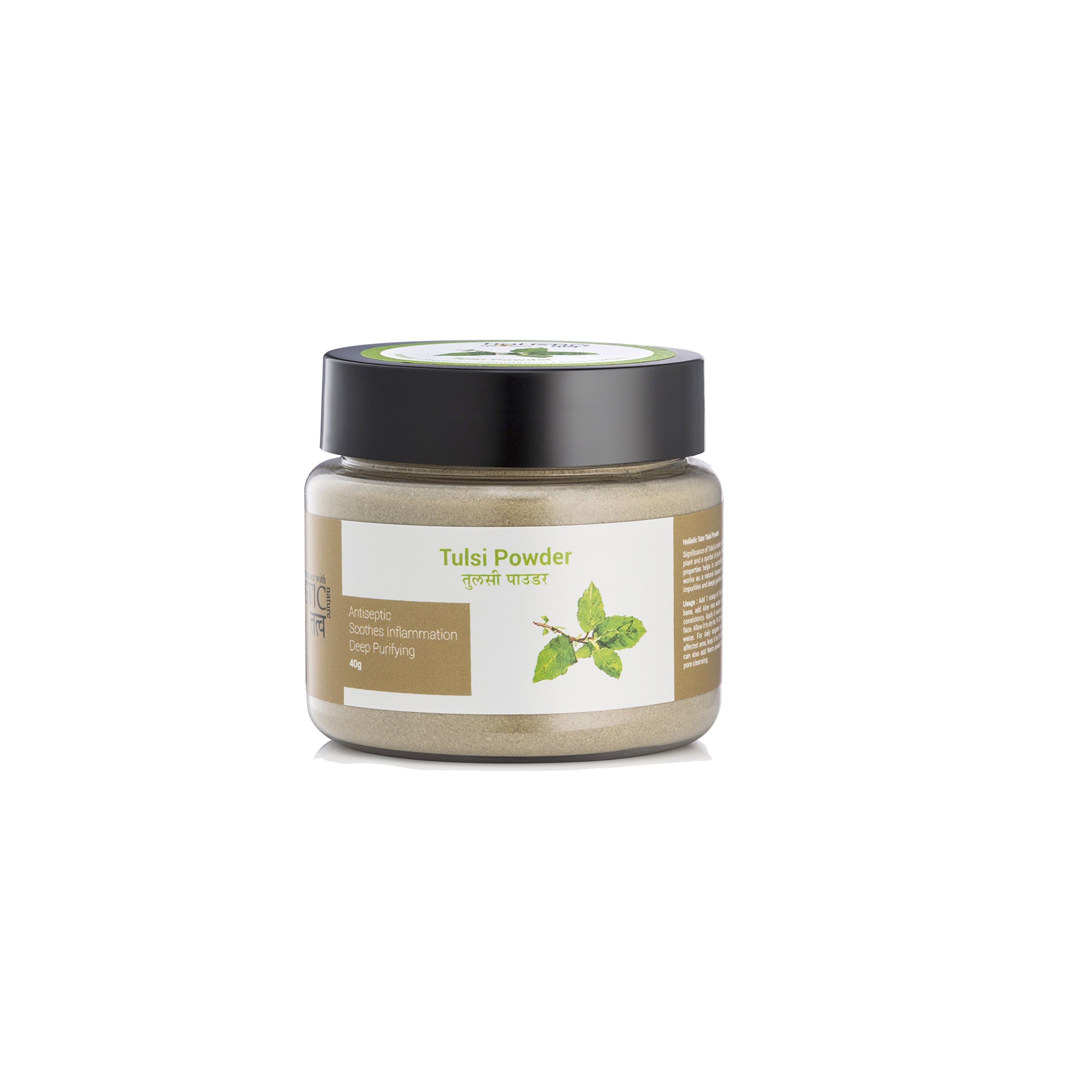 Holistic Tatv Tulsi Powder for oily, sensitive and distressed skin